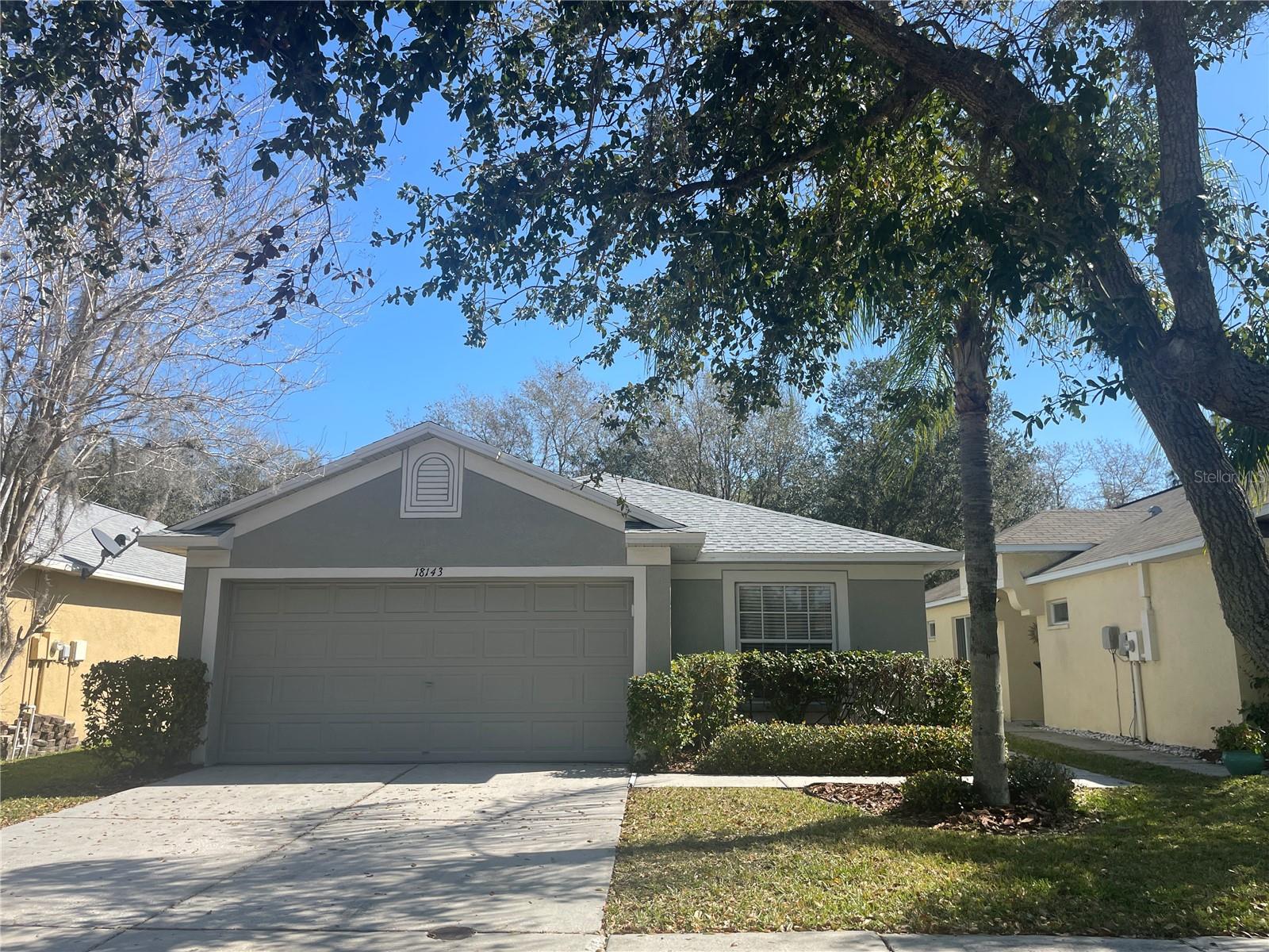 Looking for a single family home in New Tampa? Look no further! This is your new, 3 bedroom, 2 bath home in New Tampa! Stainless steel appliances in kitchen with gorgeous granite countertops. Spacious, open and well lit family room that leads to screened in lanai overlooking conservation, with plenty of play room in the back. Clean, nice, ready to move in with lawn maintenance included. Incredible community amenities and everything you want and need is nearby.... shopping, dining, great schools, universities, Moffitt, VA, easy access to Tampa, airport, beaches....! HOA approval required - please allow ample time.