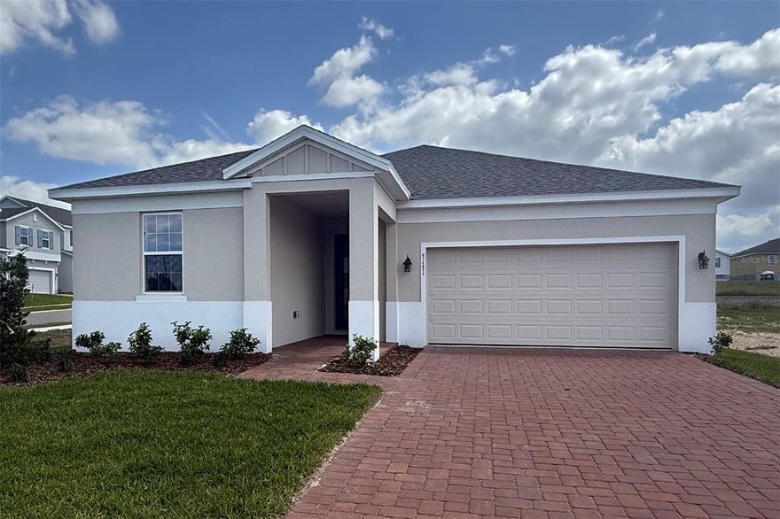 Welcome to Trinity Lakes, a beautiful master-planned community offering the perfect blend of comfort and convenience. This Beautiful Hayden floor plan, offering 2,008 square feet of living space. The interior includes deep Espresso cabinets, a stylish tile backsplash in the kitchen, and upgraded tile flooring throughout the main living areas, with comfortable carpet in all bedrooms. Enjoy resort-style amenities including scenic lakes, walking trails, a community pool, clubhouse, playgrounds, and family-friendly gathering spaces. Conveniently located near shopping, dining, and top-rated schools, Trinity Lakes provides an exceptional living experience in one of the area’s most desirable neighborhoods.