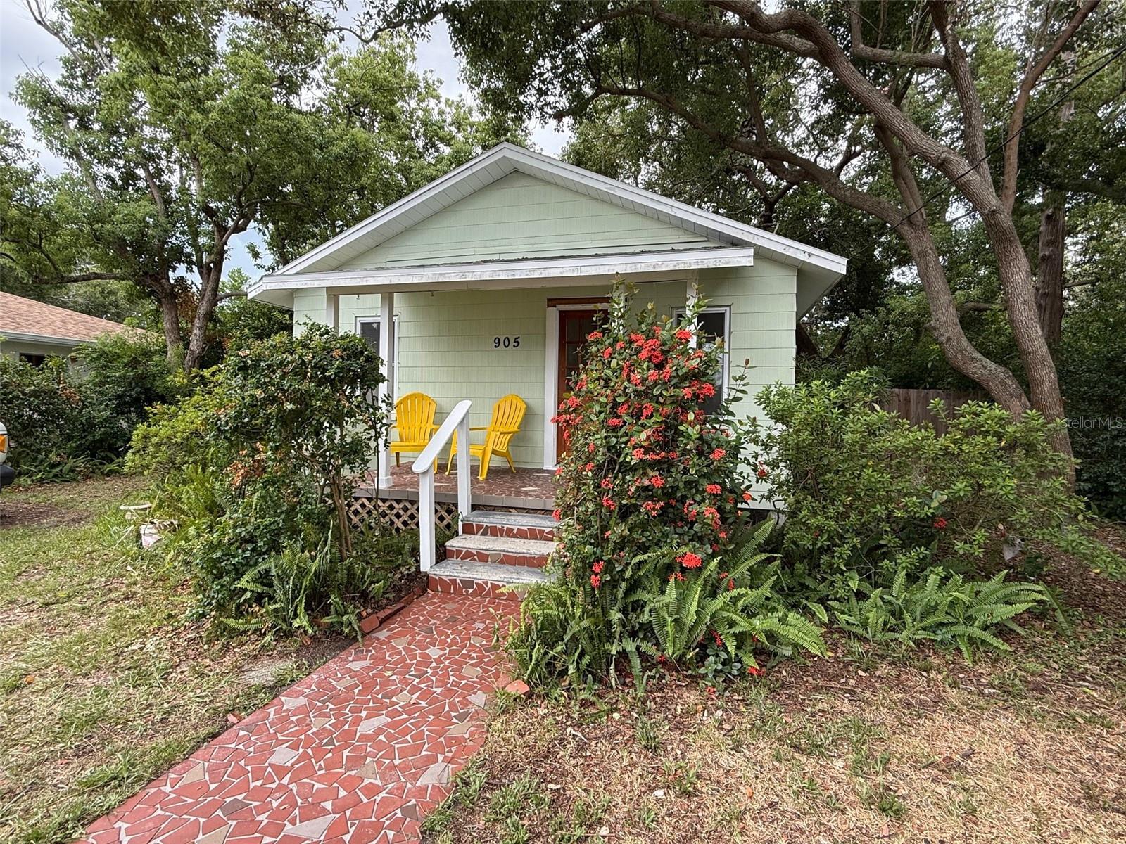 Do you want an affordable, cozy 2/1 starter home that's had a total overhaul? Move in ready and worry-free. Plumbing and electrical updates abound, brand NEW AC mini split units. Brand NEW roof July 2025. Cosmetic updates throughout: new kitchen cabinets, new butcher board countertops, new appliances, new luxury vinyl plank flooring, new interior paint. I could go on, but it's better to go see it in person! Anything that isn't completely finished for you already (such as staining the butcher block) allows you to customize it to your taste. Close enough to the hospital to be safe and convenient if you are in need of care or if you decide to rent out the property to traveling nurses or snowbirds, but far enough away to not hear the ambulances. Close enough to Clearwater beach to pop over the bridge and enjoy the sun, strip shopping centers, great restaurants, world-famous sugar sand beaches, and Pier 60 with its vendors and entertainers- but far enough away to enjoy flood zone X and stay high and dry during storm season. If you want a calmer energy- check out Coachman Park or walk to nearby Ed Wright Park and play at the Horseshoe Club, use the exercise equipment, enjoy the walking trails, play on the tennis courts, or just view the sunset over the lake- all included for public use for free. Right next to the park is the Ross Norton Recreation & Aquatic Center- yes you read that right- basically a mini water park and sports center to keep everyone entertained. Located on a quiet, local, non-through street that limits your traffic and noise. There is no HOA but pride of ownership shows in this neighborhood, so move your toys and RV in too, just keep it behind your privacy fence. Huge backyard full of local low-maintenance foliage. Literally have it all in this central location - move fast before it's gone!