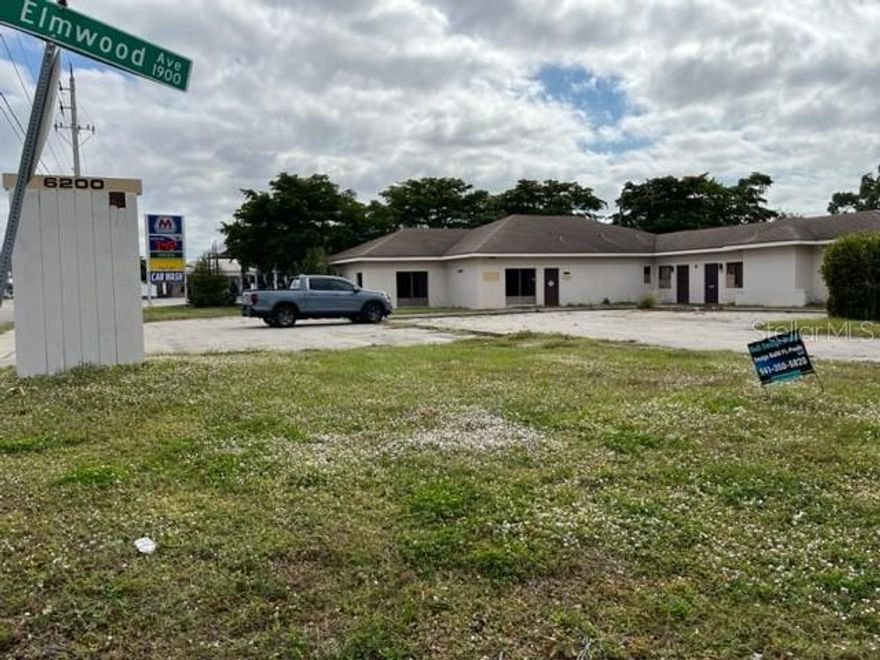 This is a rare opportunity to find a corner commercial property within a short distance from the South access to Siesta Key.   This property is located just North of Benderson's development known as Siesta Promenade.  The front property located at 6200 S Tamiami Trail is zoned CG and the vacant lot behind it is 6207 Brentwood is zoned RMF1.  Both properties together are 33,087 SF.  Present owner had planned on turning the property into a restaurant.  Have a complete set of working drawings for the restaurant.  A survey is available for both properties.