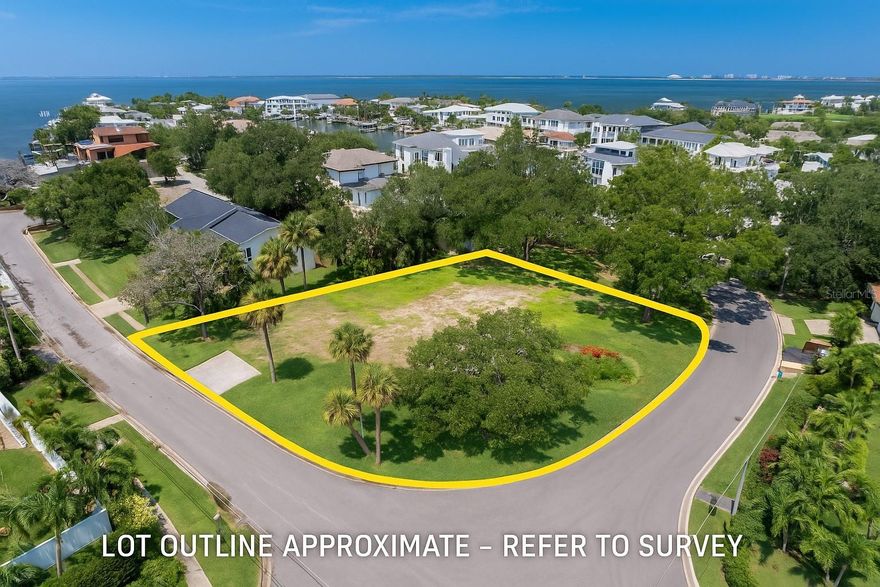 Build on this estate-sized corner lot in South Tampa. Spanning just under .5 acres, this oversized parcel also has City of Tampa approval for a lot split, offering rare flexibility to develop two new homes or create one expansive custom estate. Ideally located near Bayshore Boulevard, top-rated schools, shopping, and dining, this property combines size, visibility, and location.

Buyer to verify all measurements, approvals, and buildability with the City of Tampa. Survey and City Letter available.