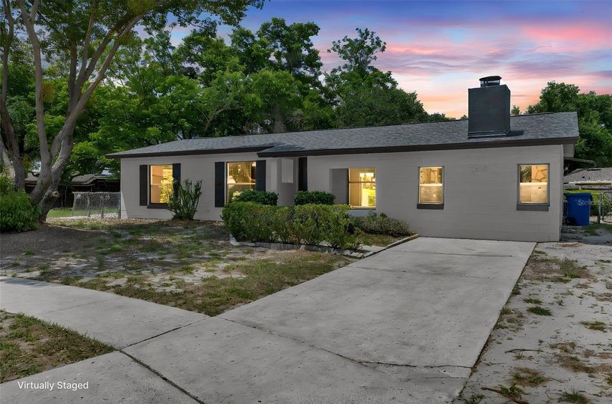 One or more photo(s) has been virtually staged. Welcome to 1510 Tangerwood Ct, a turn-key 3-bedroom, 2-bathroom pool home on more than a quarter acre inside the established Foxfire community of Ocoee.
The major systems are already handled. NEW ROOF, NEW AC, UPDATED ELECTRICAL PANEL, and a BRAND NEW POOL PUMP remove the four largest financial unknowns most buyers inherit from a renovated home. Cosmetically, the property has been taken back to a clean modern foundation with NEW FLOORING throughout, FRESH PAINT, a REMODELED KITCHEN featuring QUARTZ COUNTERTOPS and a full suite of NEW STAINLESS APPLIANCES, and TWO FULLY REMODELED BATHROOMS with new vanities, modern tile, and updated fixtures. Move in. Unpack. Live.
Inside, an open, sunlit main living area is anchored by a classic wood-burning fireplace and flows naturally into the dining space and redesigned kitchen. Three well-proportioned bedrooms sit privately down the hall with generous closet space and natural light. A spacious enclosed Florida porch adds genuine year-round flex space, ideal as a sunroom, home office, playroom, or quiet retreat overlooking the yard.
Outdoor living is where this home separates from the rest of the market. A PRIVATE SCREEN-ENCLOSED POOL sits beneath a covered aluminum patio built for shaded afternoons and long evening gatherings. The FULLY FENCED backyard stretches across more than a quarter acre with room to garden, entertain, store a boat or RV, or simply breathe. A separate STORAGE SHED handles tools, lawn equipment, and pool supplies. With the lot size, fenced privacy, and absence of HOA restrictions, this property may have POTENTIAL TO ADD AN ADU, in-law suite, or detached outdoor structure in the future (buyer to verify feasibility, zoning, permitting, and setbacks with the City of Ocoee).
Foxfire is a quiet, mature, tree-lined neighborhood with established curb appeal and genuine community character. Ocoee remains one of the fastest-evolving cities in West Orange County, with downtown revitalization underway, retail expansion along SR-50 and Maguire Road, and the City's Town Center vision actively building out. Quick access to SR-429 and Florida's Turnpike places Winter Garden Village, Historic Downtown Winter Garden, Health Central Hospital, Downtown Orlando, Universal Studios, and the Walt Disney World resort area within an easy drive.
Whether you are a primary buyer relocating to Central Florida or an investor sourcing a renovated, no-HOA property with real land, 1510 Tangerwood Ct holds long-term value from day one. Schedule your private tour today.