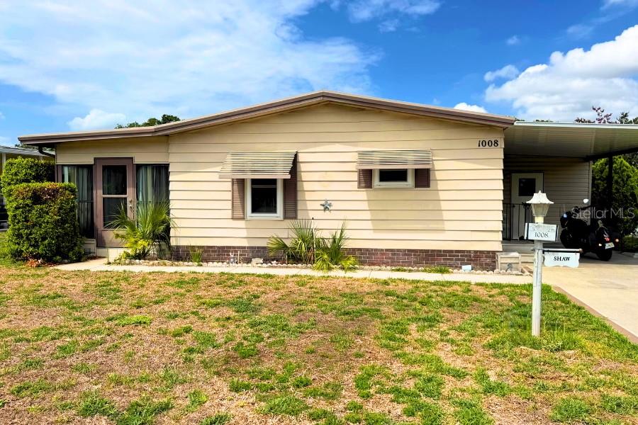 INVESTOR SPECIAL in The Villages! This property offers incredible potential for the right buyer willing to roll up their sleeves. Situated in a prime location with access to all the world-class amenities The Villages is known for — golf, recreation centers, shopping, dining, and more. Home needs significant renovation but comes with a solid start: a durable metal roof and a good AC system already in place. Don’t miss this chance to bring your vision to life!