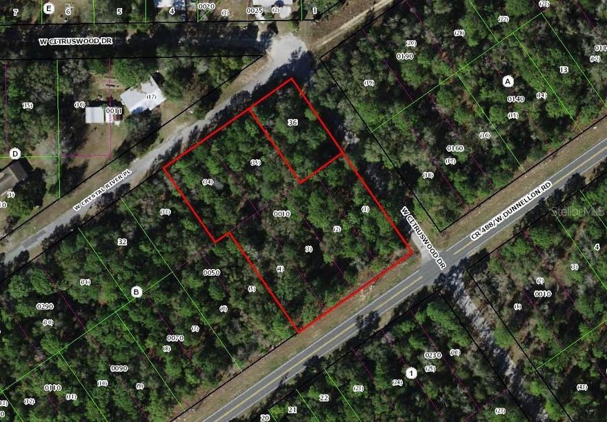 THIS CORNER LOT PROPERTY IS FOR 7 ADJOINING TOTAL LOTS. ONE PARCEL IS 6 LOTS, AND THE OTHER PARCEL IS 1 LOT. ZONED COMMERCIAL, BUT ALSO ALLOWS FOR SINGLE FAMILY SITE-BUILT HOMES OR MODULAR HOMES, BUT DOES NOT ALLOW MOBILE HOMES. CLOSE TO THE WITHLACOOCHIE RIVER AND BEAUTIFUL RAINBOW RIVER FOR ALL KINDS OF OUTDOOR FUN. COME CHECK IT OUT !!!