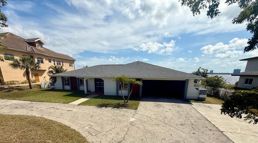 Unique Opportunity in North Fort Myers! Discover this stunning 2,549 sqft home in the exclusive North Shore Avenue neighborhood! This
 beautiful property boasts 4 bedrooms, 2 of them are master. Plus versatile den or office. Open design that perfectly blends comfort and
 elegance. Everything is new in this house, kitchen cabinets, top of the line appliances, porcelain floors, all 3 bathrooms are new, all impact
 windows and doors, recently installed new shingle roof. Beautiful in ground pool and private boat dock on the Caloosahatchee River right on
 your backyard and open waterway directly to the Gulf of Mexico.