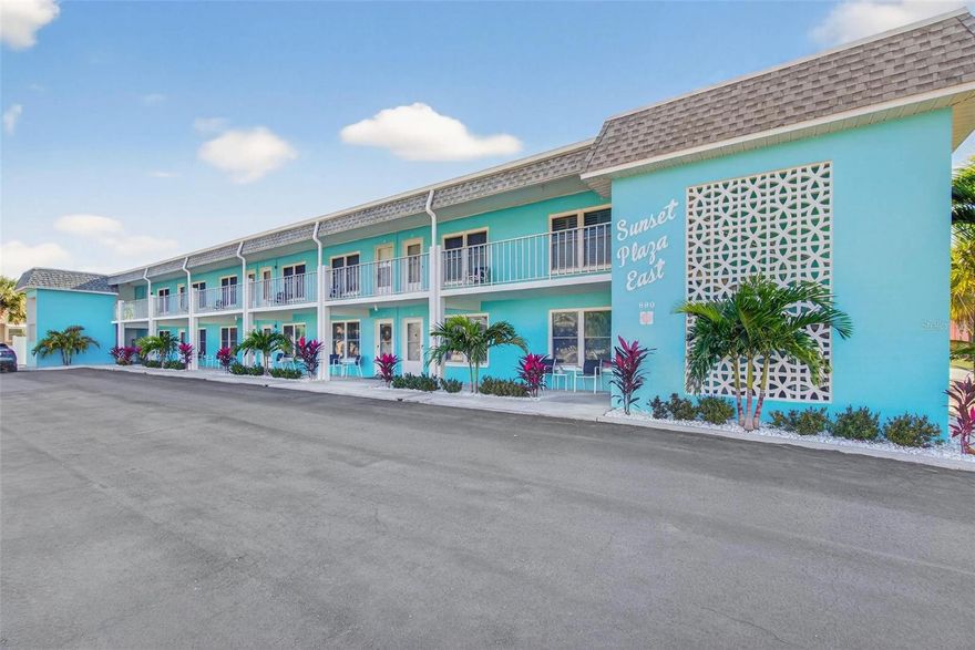 Beautifully updated and meticulously maintained 1 bedroom, 1 bathroom condo just one block from stunning Sunset beach. This light filled condo features a spacious open layout connecting the kitchen, dining, and living areas, creating a comfortable and functional living space. The large bedroom offers abundant natural light, and the bathroom is generously sized. Recently painted and updated throughout, this condo is move in ready. Located in a quiet, small community with assigned parking, and walking distance to dining, shopping, groceries, and everyday conveniences, this condo is ideal for anyone looking to bask in the sun and enjoy Florida's endless summers!