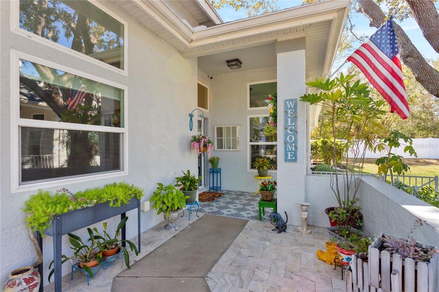 Welcome to this exceptional private end-unit residence in a small, well-maintained and highly sought-after community offering privacy, quality, and peace of mind. Recently remodeled with high-end finishes throughout, the interior showcases Coretec luxury plank flooring, quartz countertops, updated designer lighting fixtures, and premium Deora switches and outlets. The stunning kitchen is equipped with custom riff cut oak cabinet doors, 42" upper cabinets, stainless steel GE Café appliances (2022) and quartz countertops—perfectly blending style and performance. Custom details elevate every space, from Hunter Douglas window treatments and custom closets to the built-in desk with a walnut wood top and a dry bar featuring a lighted display case. The fireplace is a true focal point, surrounded by dekton quartz and topped with a striking custom copper mantle. Step outside to your front door to a private retreat featuring a courtyard with pavers. The fully screened-in covered lanai comes equipped with newer composite vinyl roof (2022), a hot tub, and custom remote-controlled outdoor blinds. Outdoor entertaining is effortless with built-in cabinetry and a Summit built-in wine cooler. The home is also equipped with an alarm system and three outdoor video cameras, plus it’s generator-ready for added security. Major upgrades include hurricane-impact windows and sliding glass doors by New South Windows (2019), a new HVAC system (2023), and a brand-new roof (2025). With a fully reserved HOA and major system updates already completed, this home delivers both luxury and long-term value. HOA fees include water, sewer, cable and internet, exterior maintenance, lawn care and more. Residents also enjoy access to a community pool and pool house, with the added bonus of being able to walk to Largo Datsko Park. Ideally located near the beautiful Gulf beaches, with convenient access to both St. Petersburg/Clearwater and Tampa International Airport, this home also offers creek access leading directly to Tampa Bay—perfect for enjoying kayaking and paddle boarding. This is a rare opportunity to own a meticulously upgraded end-unit in an unbeatable location—schedule your private showing today.