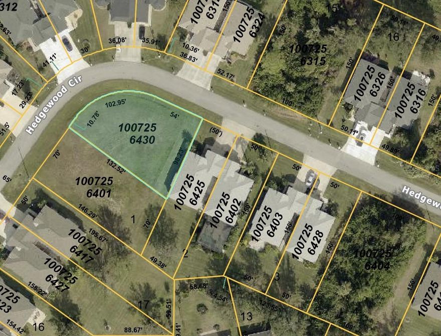 Prime multi family vacant land featuring two separate parcels.  Currently listed individually, but seller is open to selling both together for a larger homesite or investment opportunity.  Conveniently located in a residential area.  Buy one or combine them for endless possibilities.  this parcel is a corner lot.  This property has no HOA.  This is a quiet neighborhood and close to your local gulf beaches.  Excellent location to I75 highway. Seller is motivated.  Public utilities are available.