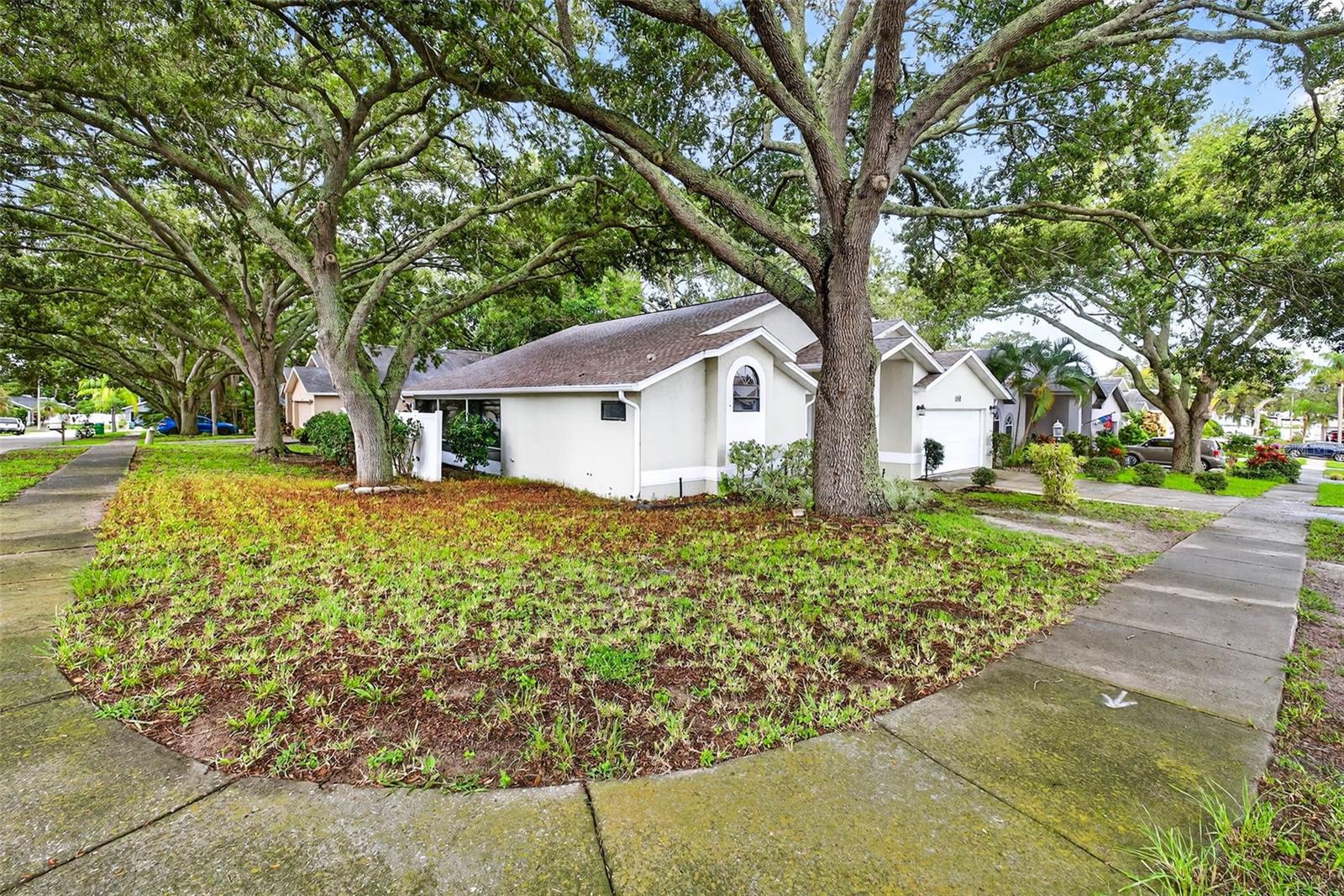 Must see this beautifully updated home in the highly desirable Crystal Beach Estates! Perfectly situated on a prime corner lot with two cul-de-sacs that limit traffic, this residence combines privacy, modern upgrades, and an open, welcoming floor plan.
Inside, soaring cathedral ceilings and abundant natural light highlight the home’s elegant design. The spacious open family room flows seamlessly into a gorgeous remodeled eat-in kitchen, featuring Whirlpool stainless steel appliances (2019), quartz countertops, soft-close cabinetry, and a breakfast nook.
This thoughtfully designed split-bedroom floor plan includes 3 bedrooms, 2 full baths, and a 2-car garage. The expansive master suite offers a volume ceiling, newly installed engineered wood flooring (2020), an updated bathroom with walk-in shower, and a large walk-in closet. The 2nd and 3rd bedrooms—both with newer flooring—share a remodeled bathroom with a tub/shower combination.
Recent upgrades ensure peace of mind, including:
New Roof (May 2024)
New AC (2024)
New Gutters (2024)
Recently remodeled bathrooms
Newer refrigerator
Water Softener (2021)
Reclaimed Irrigation System (2020)
Garage door (2017)
Outdoor living shines with an oversized screened lanai, perfect for gatherings and entertaining, overlooking a fully fenced backyard with lush landscaping and newer brick paver patio.
Other highlights include: hand-scraped plank engineered flooring (2019), volume ceilings, and a quiet, walkable neighborhood just minutes from the Gulf of Mexico, Honeymoon Island State Park, the Pinellas Trail, marinas, golf courses, shopping, and top-rated restaurants.
No HOA fees. No flood insurance required. Zoned for top schools: Ozona Elementary, Palm Harbor Middle, and Palm Harbor University High.
This home truly has it all—modern updates, exceptional location, and move-in ready condition!