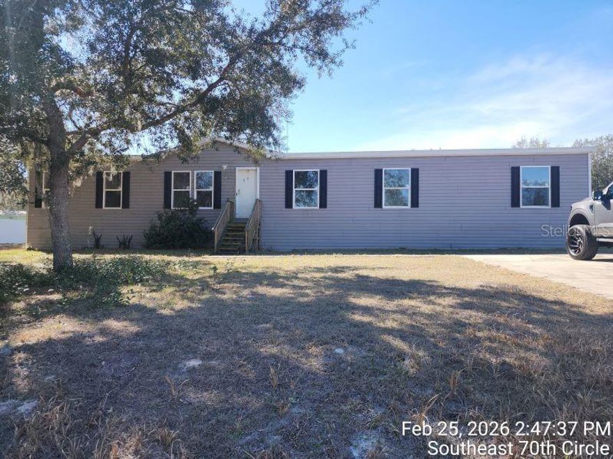 Investor Special – Spacious Fixer-Upper in SE Ocala!

Opportunity awaits with this large 4-bedroom, 3-bath home located in desirable SE Ocala! Situated on .50 acres, this property offers 2,140 sq ft of living space and a layout full of potential for investors, flippers, or buyers looking to create their dream home.

Inside, you'll find an open floor plan with both a separate living room and family room, providing plenty of space for entertaining or flexible living arrangements. The home also features an inside laundry room and a split layout with multiple bathrooms, ideal for larger households.

Conveniently located near Baseline Rd and Hwy 40, you'll have quick access to shopping, dining, schools, and everything Ocala has to offer while still enjoying the space and privacy of a half-acre lot.

With solid square footage and a great location, this property is ready for your vision and renovations. Bring your ideas and transform this diamond in the rough into something special!
