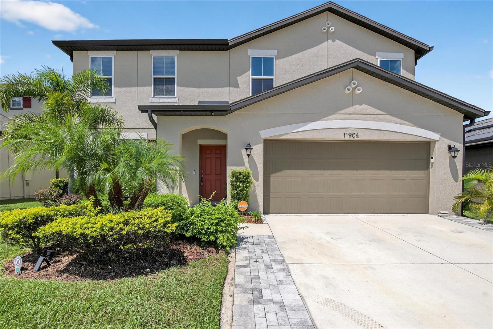 Welcome to your next home, perfectly nestled in the heart of Riverview! Built just five years ago, this beautifully designed Triumph floor plan offers five-bedrooms, three-baths, and a 2-car garage. This Spanish / Mediterranean architectural home combines modern style with everyday functionality. The open-concept design seamlessly connects the living spaces, while a downstairs bedroom with a full bath is perfect for guests. Upstairs, a spacious bonus room offers versatility as a playroom, media lounge, or flex space.
Inside, you’ll find premium finishes throughout, including 6x26 wood-look tile, Tahoe Slate cabinetry, white quartz countertops in the kitchen and baths, LED flush mount lighting, and 2" faux wood blinds. The home also includes a washer and dryer for added convenience.
Step outside to your own private oasis with a sparkling pool and spa, all set beneath a covered lanai with brick pavers. The fully fenced yard, complete with a 6-foot privacy fence and no rear neighbors, offers both seclusion and peace of mind: perfect for entertaining, relaxing, or enjoying the stunning sunsets.
Lawn care is included so you can fully enjoy the Florida lifestyle! Community amenities feature a pool, dog park, and walking trails, with shopping, dining, medical facilities, and major roadways just minutes away this home will not last long. Reach out today for more information!