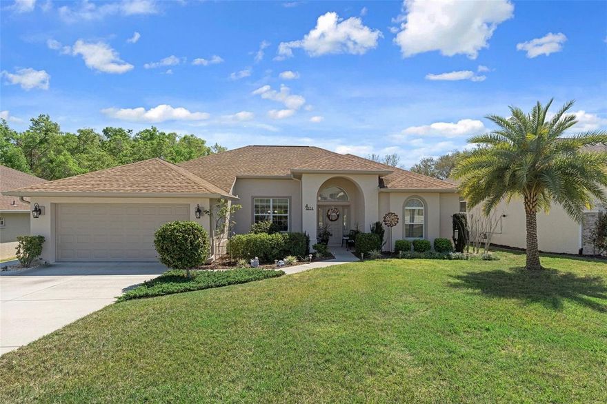 Clean and crisp, this 2014 home has been customized to feature contemporary and durable finishes that present a great opportunity for a turn-key home purchase located within the 55+ gated community of Heritage Village.  The home offers 3 bedrooms, 2 bathrooms, and a 2 car garage with 2,076 living square feet.  The layout of the home features a split-floor plan with a large family room, formal dining space, well-appointed kitchen, breakfast nook and dedicated laundry room.  You'll instantly notice the diagonal luxury vinyl plank (installed 2023) and 9'4" ceilings throughout, which create a sense of modernity, accentuated by multiple 72" white and chrome ceiling fans (installed 2023).  This bright and airy home has double paned windows throughout, with sliders to an enclosed Florida Room, perfect for a flex space.  The primary bedroom includes a sitting or office nook, large walk-in closet, and spacious attached bathroom with double vanity, walk-in shower, linen closet, and separate toilet room.  The kitchen includes granite countertops and solid wood cabinets with pull-outs in all base cabinets and the slow close feature on all doors.  All kitchen appliances are stainless steel - LG & Bosch.  The guest wing includes 2 bedrooms which share a bathroom - with a door out to the enclosed Florida Room.  Energy efficient LED lighting has been installed throughout the home to help keep electricity bills lower. The attached 2 car garage includes a painted floor, pull-down stairs for attic access, a utility sink and a side entry door for your convenience. The luxury vinyl plank is commercial grade with a 22mil wear layer, the interior of the home was painted with welcoming neutral tones in 2023, and the exterior was repainted in 2023 with high quality exterior paint.  The exterior of the home features gutters and downspouts, a sprinkler system, lemon trees, and includes yard maintenance through the HOA! Heritage Village is a small, private community, located close to shopping centers Heritage Oaks and Shops at Black Diamond.