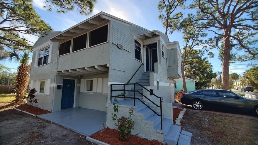 Investment Opportunity in Thriving St. Petersburg – Fully Updated Duplex with Strong Cash Flow! Discover this solid duplex located at 2300 5th St S in the desirable Harbordale neighborhood of St. Petersburg, Florida. This thoughtfully updated property offers two spacious units, each featuring 4 bedrooms and 1 bathroom, ideal for room-by-room rentals, student housing, or workforce accommodations in a high-demand rental market. Key Features & Updates: Separately metered for both electric and water – simplified tenant billing and expense tracking. Major systems refreshed: Roof, HVAC, and water heaters all updated within the last 4–6 years for reliable, low-maintenance ownership. Recent cosmetic enhancements including fresh paint, updated tile, and modern fixtures throughout, giving the units a clean, move-in-ready appeal. Proven Income Stream: Currently generating strong rental income with seven bedrooms leased on flexible month-to-month agreements. One bedroom remains vacant and actively marketed – perfect for an owner-occupant to live in one room while collecting rent from the rest, or to increase rents upon leasing. Annual gross rent roll: $64,800. Annual net income: $55,800 (after expenses) – delivering excellent cash flow in one of Florida's hottest markets. Situated on a corner lot, this property provides convenient access to downtown St. Pete's vibrant dining, entertainment, beaches, and major employers. Proximity to schools, shopping, and public transit makes it attractive to a wide range of tenants. Whether you're an investor seeking steady returns or looking to add to your portfolio in Pinellas County's booming real estate scene, this duplex offers immediate income, recent updates, and strong upside potential through rent optimization or future cosmetic improvements. Don't miss this rare opportunity – Schedule your showing today and secure your piece of St. Petersburg's rental market!