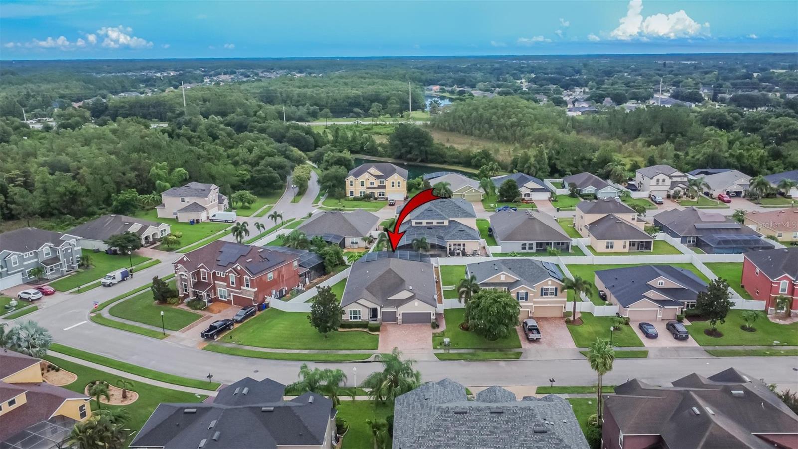 This move in ready home offers a true blend of indoor luxury and outdoor Florida lifestyle. Step into your Saint Cloud sanctuary - a stunning 4-bedroom, 2 1/2-bath, fenced, pool home tucked around the corner giving a touch of privacy. From the meticulously landscaped and fenced yard to the oversized paver driveway, 3-car garage, custom stone accents -- and a new roof to be installed before closing, every detail shines. Inside, enjoy an expansive, light-filled layout with carpet, tile and Engineered Hardwood flooring. The chef's kitchen dazzles with granite countertops, stainless appliances, and an open concept. Enjoy the soothing sounds of nature from your private screened in lanai, pool or soaking in your jacuzzi. This space gives privacy and a space for everyone to enjoy the Florida sunshine even if you are in the shade. Need a more private setting to relax with your favorite playlist, the spa-like master suite with soaking tub, double vanities and surround-sound-ready living spaces perfect for movie nights and entertaining. Peace and quiet abound, Feel the comfort of walk-in closets in every bedroom, and cool breezes on the screened lanai while lounging by the heated pool or enjoying the open side yard. The community of Cypress Preserve has local shops, restaurants, entertainment and its own local charm. And with quick access to The Florida Turnpike, you're just a short drive away from Disney, Universal Studios, Animal Kingdom, Epcot, Typhoon Lagoon, Discovery Cove, dinner theaters, golf courses - the list goes on. This truly is a magical location for you and your family.