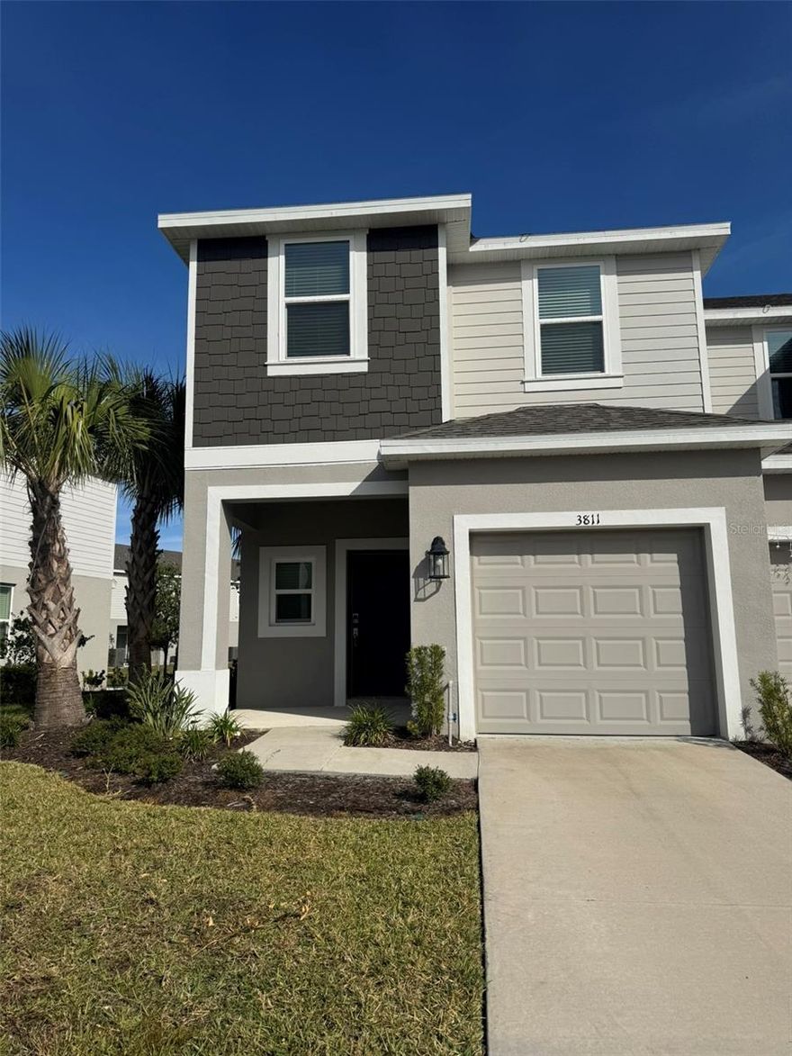 Modern 3 Bedroom Townhome for Rent in the amazing WESTVIEW Community in Kissimmee, Fl. 34758

Welcome home to this beautiful, contemporary townhome built in 2024, this spacious 3 bedroom, 2.5 bath residence offers a fresh, modern feel with an open-concept great room that is perfect for both everyday living entertaining.

The first-floor features stylish ceramic title flooring throughout, as in all wet areas, providing a sleek look and easy maintenance. The stunning, modern eat in kitchen, included a spacious pantry and generous cabinets space, making organization simple and convenient.

Upstairs, the comfortable primary suite offers a walk-in closet and well-appointed master bathroom. Two additional bedrooms, another full bathroom, laundry and linen closet provide plenty of space for family, guests, or a home office.

The community includes professional grounds maintenance, keeping the surroundings beautifully manicured all year round. Residents can also enjoy excellent amenities, including a Cabana, a gorgeous community pool and playground, walk around or bike to enjoy the natural view.

This great location near the shopping center, gym, grocery stores, schools, restaurants, hospital, and highway, allow you and your family to enjoy living in WESTVIEW.