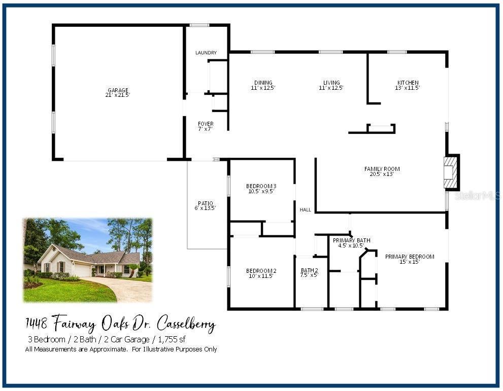 Photo of 1448 Fairway Oaks Drive, Casselberry, FL 32707 (MLS # O6438680)