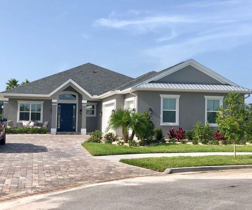 Currently UNDER CONSTRUCTION this 2019 Parade of Homes Grand Reserve Award Winning floor plan from Adley Homes will be finished in just a few short months! The Summerland features 3 bedrooms, 3 bath rooms, and an oversized 3 Car Garage with a private guest suite. Pocket sliders expand the entire Great Room and open up to a large 33 ft covered rear porch with water views of Lake Mosaic. Located just off LPGA, MOSIAC offers a close-knit community for the young and the young at heart. Featuring Club Mosaic with two pools, state of the art fitness center, playground, trails, pocket parks, outdoor amphitheater, community garden, fishing dock overlooking 18 Acre Lake Mosaic and the Tiger Bay Preserve.

Visit www.adleyhomes.com for more info on building your new dream home! ;Water: City