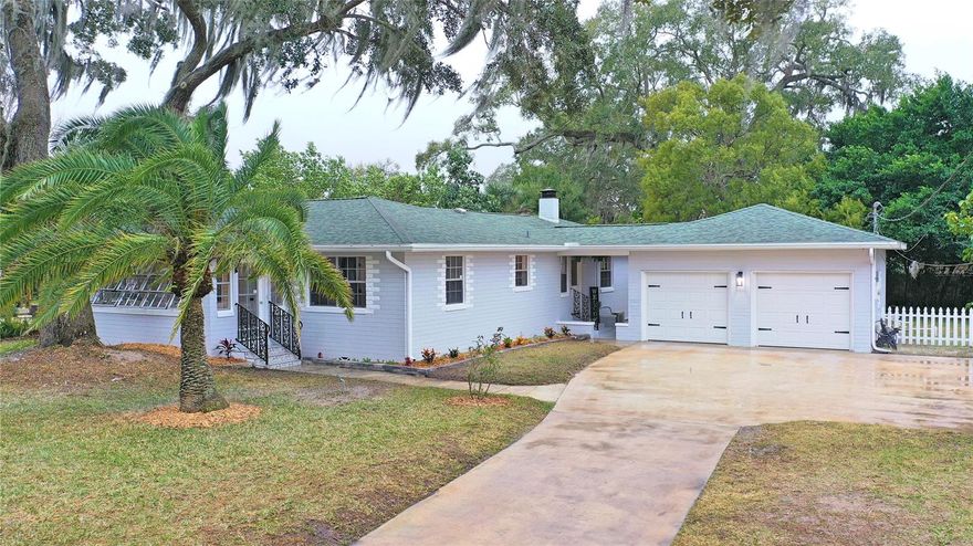 Beautifully renovated classic ranch style 3 bedroom, 2 bath, 2 car garage with potential 4th bedroom or office space.  Located in desirable NSB location near Riverside Drive.  Roof replaced in 2013, A/C in 2017 with a mini split installed in 2020.  Electric panel updated in 2014 as well.  Awesome location in the heart of NSB. ;Water: City
