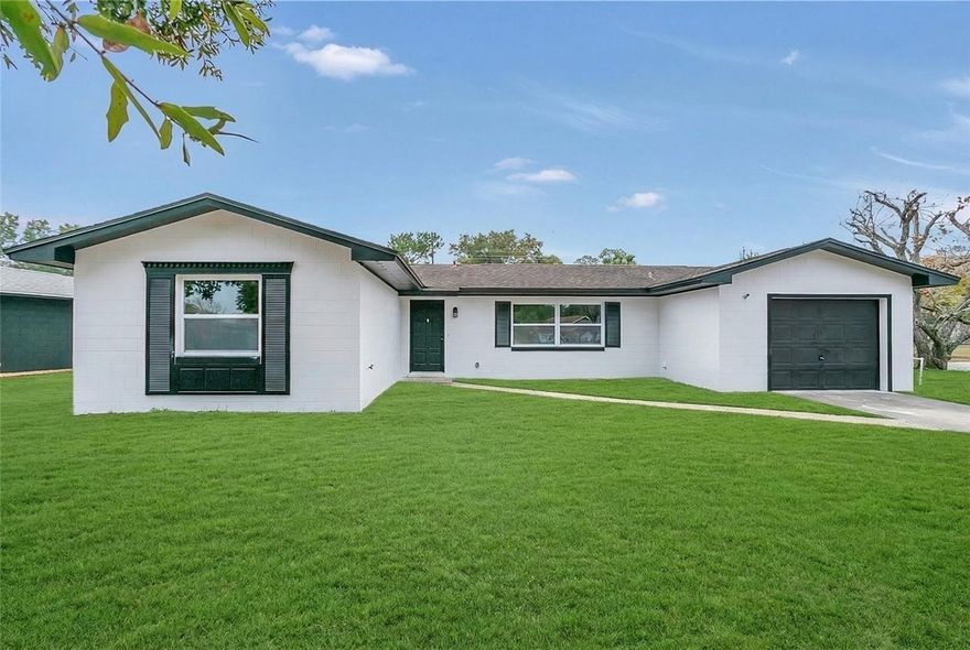 One or more photo(s) has been virtually staged. Beautifully renovated pool home in the highly desirable Eastbrook community of Winter Park, featuring major recent upgrades including a new AC system, windows, doors, and flooring throughout the home. This move-in ready 3-bedroom, 2-bath residence sits on an oversized 0.30-acre corner lot in a quiet cul-de-sac with no HOA. The home offers a bright open-concept layout with abundant natural light and a seamless flow between the living, dining, and kitchen areas—ideal for both everyday living and entertaining. The updated kitchen features modern cabinetry, stainless steel appliances, and generous counter space. Both bathrooms have been tastefully renovated, and the spacious bedrooms provide comfort and flexibility. Step outside to a private backyard with a sparkling pool and plenty of outdoor space perfect for relaxing or hosting gatherings. Additional highlights include a 1-car garage, roof replaced in 2016, updated electrical, and a newer water heater (2021). Located within the top-rated Seminole County school district and just minutes from Park Avenue, Rollins College, shopping, dining, museums, and Winter Park Hospital. A fantastic opportunity to own a beautifully updated home in one of Central Florida’s most desirable locations.