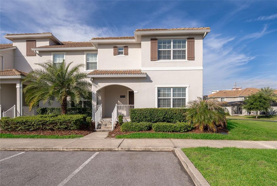 Located in the highly desirable Storey Lake Resort, this 2168sqft well-maintained 5-bedroom end-unit townhome built in 2018 offers the ideal blend of personal vacation use and established rental demand. Just minutes from Walt Disney World Resort and Central Florida’s top attractions… Featuring one of the most sought-after floor plans in the community, the home offers generous living space designed to comfortably accommodate larger families and groups. The open-concept layout seamlessly connects the kitchen, dining, and living areas—ideal for entertaining and maximizing guest experience. This end unit sits adjacent to 1/4 acre (est.) of open space giving the property enhanced privacy, extra parking and abundant natural light. The open space is idea for impromptu soccer games or baseball. This features makes it stand out from all other end units. Step outside to your private patio, offering a relaxing space to unwind after a day at the parks. Cool off in your own heated pool. Pool Heat pump was replace in 2026 reducing near term replacement cost for the next owner. Storey Lake is one of the most established and recognized vacation communities in the Disney corridor with convenient access to Walt Disney World Resort, shopping, dining, and Orlando International Airport. The property has a proven rental history. Future bookings may be transferable, offering immediate upside for the next owner Ideal for buyers seeking a vacation home that can help offset ownership costs while still providing a comfortable retreat for personal use. 4838 Love Storey Lane presents a compelling opportunity to own a spacious, well-positioned end unit in one of Central Florida’s most in-demand vacation communities.