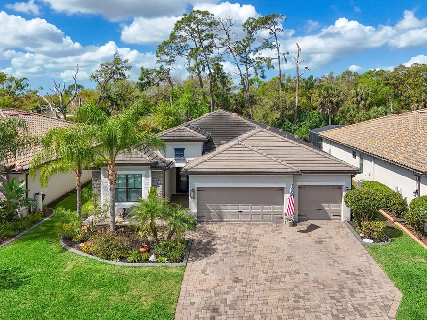 One or more photo(s) has been virtually staged. This beautiful pool home with a 3-car garage is one of the best values near Lakewood Ranch. Located in the gated Copperlefe community, this property offers maintenance-free lawn care, no CDD fees, and a private preserve view.
Situated on a quiet cul-de-sac lot, the home features high ceilings, crown molding, and an open great-room floor plan ideal for entertaining. The spacious kitchen with granite countertops, white cabinets, large island with seating, closet pantry, and breakfast nook overlooks the living area and pool.
Enjoy true Florida indoor–outdoor living with 12-foot triple sliding glass doors opening to a 2,000+ sq ft screened lanai with a heated saltwater pool, fenced in back yard, and western-facing conservation views.
The split-bedroom floor plan offers privacy, while the primary suite features a walk-in closet, pool access, dual vanities, soaking tub, and separate shower. Other interior features include large plank tile and waterproof vinyl flooring throughout. The exterior features a Tile roof, Paver driveway and front porch and beautiful landscaping. 
The low HOA includes lawn maintenance, Spectrum cable/internet with HBO, irrigation water, gated entry, sidewalks, and a heated community pool.
Prime location 1 mile from Lakewood Ranch and minutes to Publix, Costco, restaurants, hospitals, shopping, top-rated schools, and I-75, and the Fort Hamer boat ramp and new community park is just 3 miles away.
All of this within 30 minutes of our incredible Gulf Coast beaches, UTC Mall, golf courses, and world-class fishing, and under one hour to Tampa, St. Petersburg, Sarasota international airports. No flood insurance required as the home sits in Flood Zone X500 with a finished floor elevation of 27.08 ft. Please schedule your private showing !