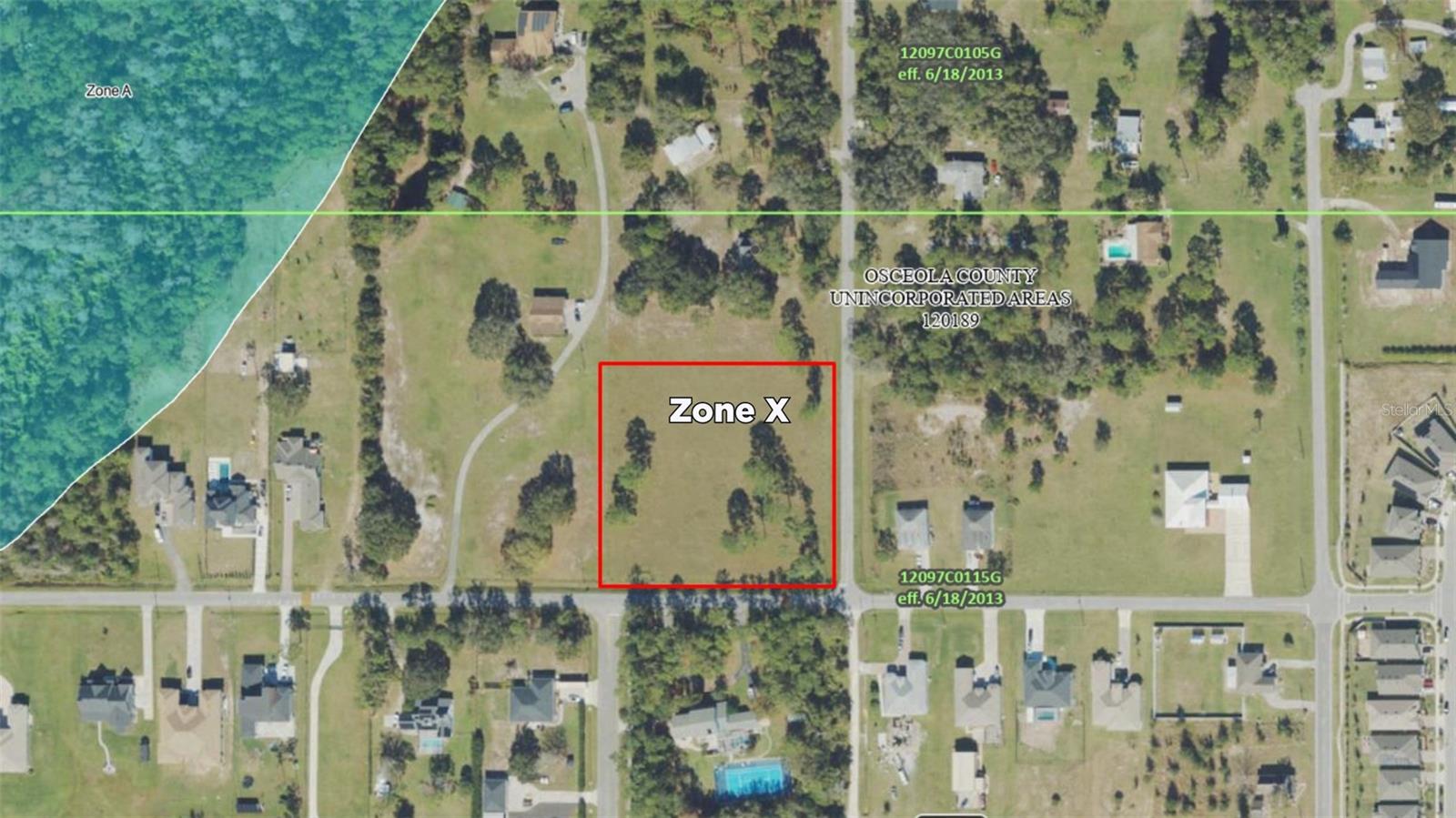 NARCOOSSEE NEW MAP OF - Land