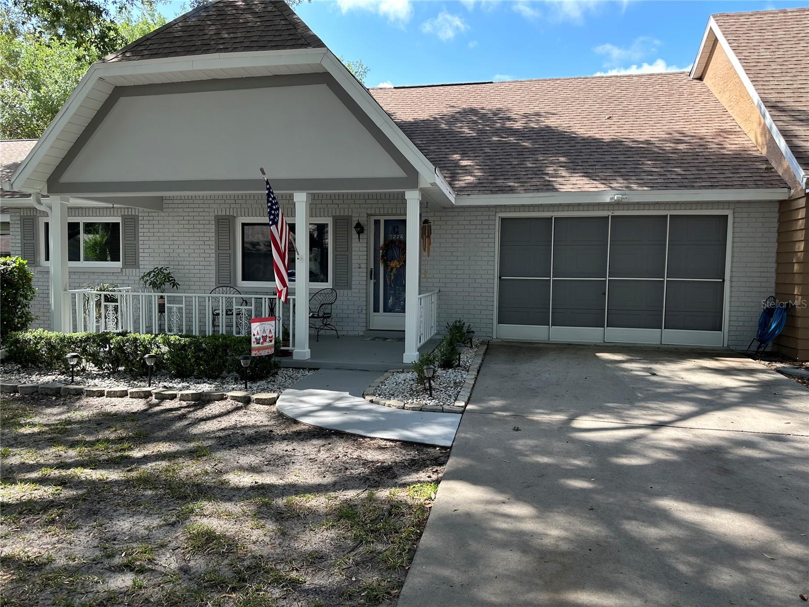 Beautiful 2 Bedroom, 2 Bath with 1 1/2 car garage, fully furnished with nice size sunroom. Located in Ocala's Premier 55+ resort community of On Top of the World. On top of the World offers over 190 different clubs, swimming pools, gold courses, putting greens, RC car track and RC plane flying field, etc. If you are looking for short term (6 months and 1 week) or long term rental this one is the one for you. Located near shopping, doctors, restaurants, etc.