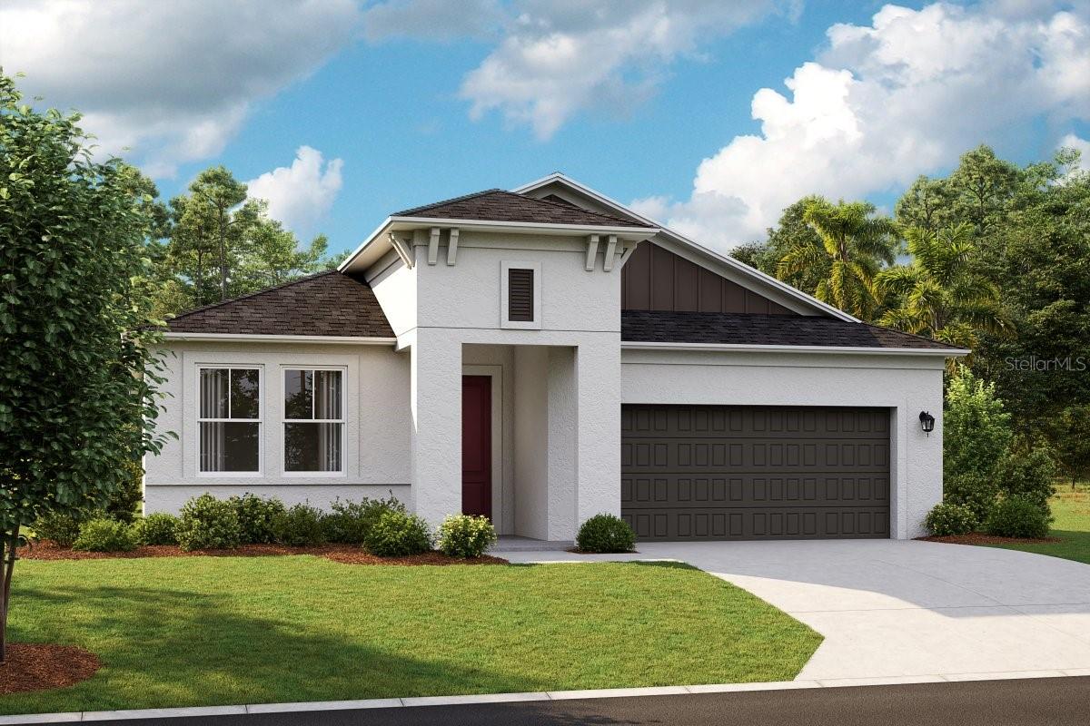 Under Construction. Experience the allure of the Mariposa, a single-story home with 4 bedrooms, 3 bathrooms and a 2-car garage. This home features a bold elevation and carefully curated landscaping that set the stage for what lies inside. The Mariposa offers ample space for both relaxation and entertainment, at the front of the home, you’ll find three well-appointed bedrooms, two full bathrooms, and versatile flex space. The owner’s suite, nestled at the back, is a true oasis with double vanity, a walk-in shower with floor-to-ceiling tile, and an oversized walk-in closet. The designer kitchen includes quartz countertops, 42” upper cabinets and a spacious walk-in pantry, all overlooking the main living and dining areas. Step through sliding glass doors to the large, covered lanai and enjoy indoor-outdoor living without worrying about climate control. Equipped with a smart thermostat with voice control, you will easily manage the energy efficiency of your home. Welcome to the epitome of modern living!
Close to everyday conveniences and top-rated schools. Stay close to what’s important to you at Hawkstone, a Lithia master-planned community. Located just south of FishHawk Boulevard, residents are minutes away from US-301, I-75, and top-rated schools. Surrounded by breathtaking pond and wetland views, Hawkstone delivers the perfect mix of natural beauty and modern amenities right at your doorstep. Whether you're enjoying the serene scenery or the community perks, this is where you'll want to be. Discover your new home at Hawkstone today!
Images shown are for illustrative purposes only and may differ from actual home. Completion date subject to change.