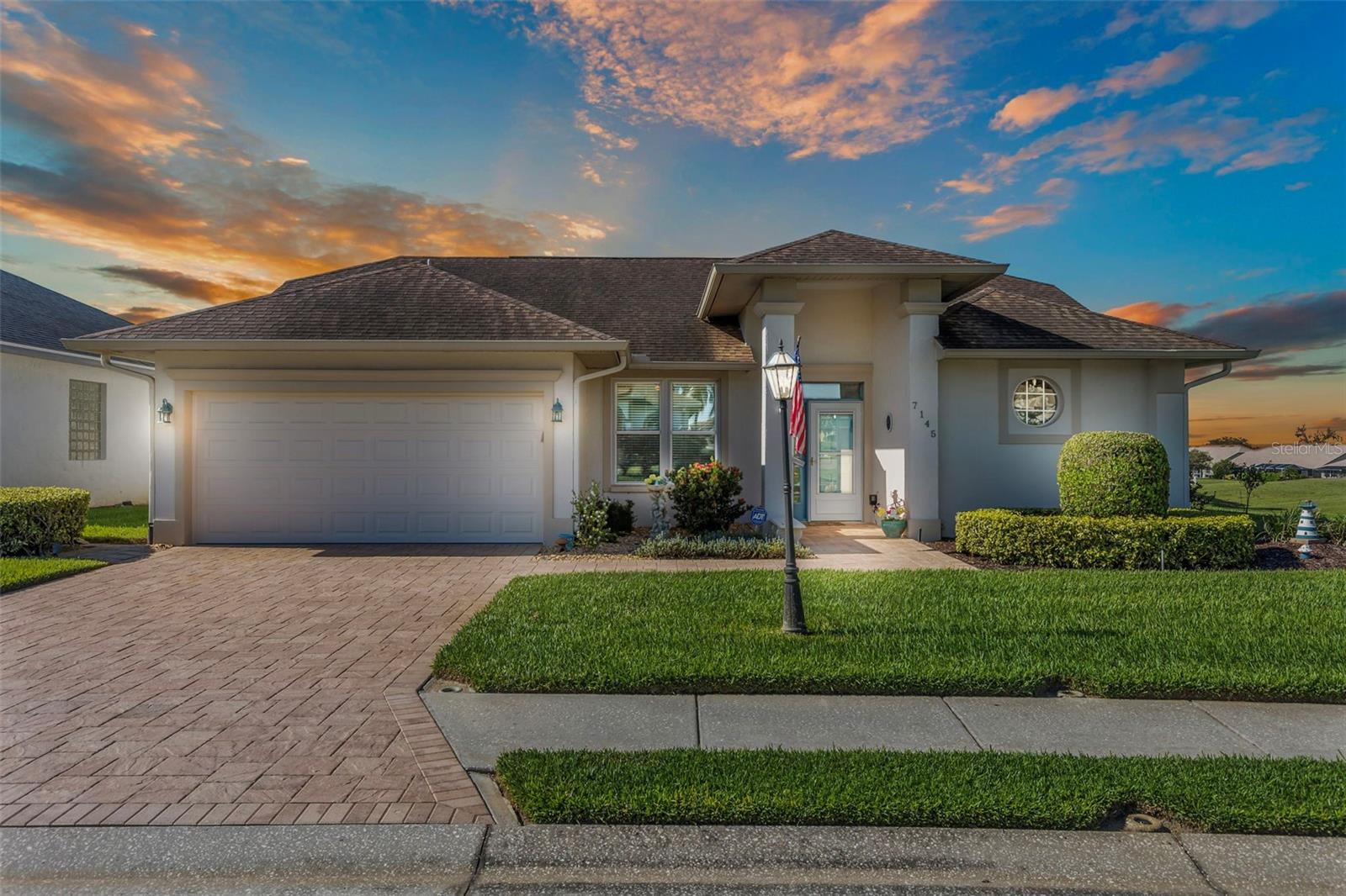 Welcome to this beautifully upgraded 3 bedroom, 2 bathroom POOL home in the highly sought after gated golf community of Huntington Hills. Enjoy resort style Florida living at its best with a private pool with an extended lanai, outdoor bar, and retractable screen enclosure—all overlooking the 16th hole of this lush championship golf course. Step inside to an open concept floor plan with abundant natural light, quartz countertops, and thoughtful upgrades throughout. The kitchen flows seamlessly into the living and dining areas, making it perfect for both everyday living and entertaining. This home also offers a brand new roof, hurricane impact windows and garage door, and a gas powered generator for peace of mind! Huntington Hills offers unmatched amenities, including a restaurant, tennis court, driving range, a private 55-acre lake with fishing dock and boat ramp, clubhouse, and a heated pool and spa. Centrally located between Orlando and Tampa and just minutes from shopping, dining, and major highways, this home is priced to sell and ready for its next owners. Seller is offering a $5,000 credit towards buyer’s closing costs or interest rate buy down and some other extras! Don’t miss this rare opportunity!