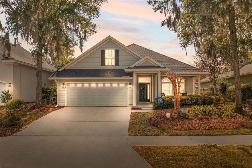 Welcome to this beautifully crafted 4 bed, 3 bath home with an office/flex space, built with quality and intention by respected local builder Jeffrey M. Wilde. Significant updates include a new roof in 2024 and HVAC replaced in 2021, offering peace of mind for years to come. As you step into the welcoming entryway, you immediately sense the thoughtful design and functionality that define this home. Just off the foyer, the dedicated office/flex space offers versatility for today’s lifestyle, ideal for a home office, study, playroom, or creative space. Moving forward, the home opens into the heart of the living area. The kitchen is perfectly positioned for both daily living and entertaining, flowing seamlessly into the dining area and spacious living room. This open yet comfortable layout, flooded with natural light, creates a natural gathering space where conversation, meals, and everyday moments come together effortlessly. The primary suite provides a private retreat with its own en-suite bath, offering a peaceful space to unwind along with a generous walk-in closet. Bedrooms two and three are well-sized and conveniently located near a full bath and laundry room, making them ideal for family or guests. Upstairs, the fourth bedroom features its own private en-suite bath, creating the perfect guest suite, teen retreat, or multi-generational living space. Extending the living space outdoors, the enclosed lanai/sunroom offers year-round comfort and flexibility along with a relaxing spot for morning coffee or evening wind-down time. Just beyond, the paver back patio provides an inviting setting for grilling, entertaining, or simply enjoying the Florida outdoors. With a two-car garage and a layout designed for real-life functionality, this home blends craftsmanship, comfort, and flexibility in one of Newberry’s most convenient locations. Just around the corner from Publix and Town of Tioga shopping and dining, and minutes from UF Health Shands, the VA, and HCA hospitals. You’re also just steps from Alachua County’s newest park featuring over three miles of scenic walking trails. Experience the thoughtful flow and livability in this spacious and well-maintained home. Schedule your private showing today. Buyer to verify all measurements and school zones with ACSB.