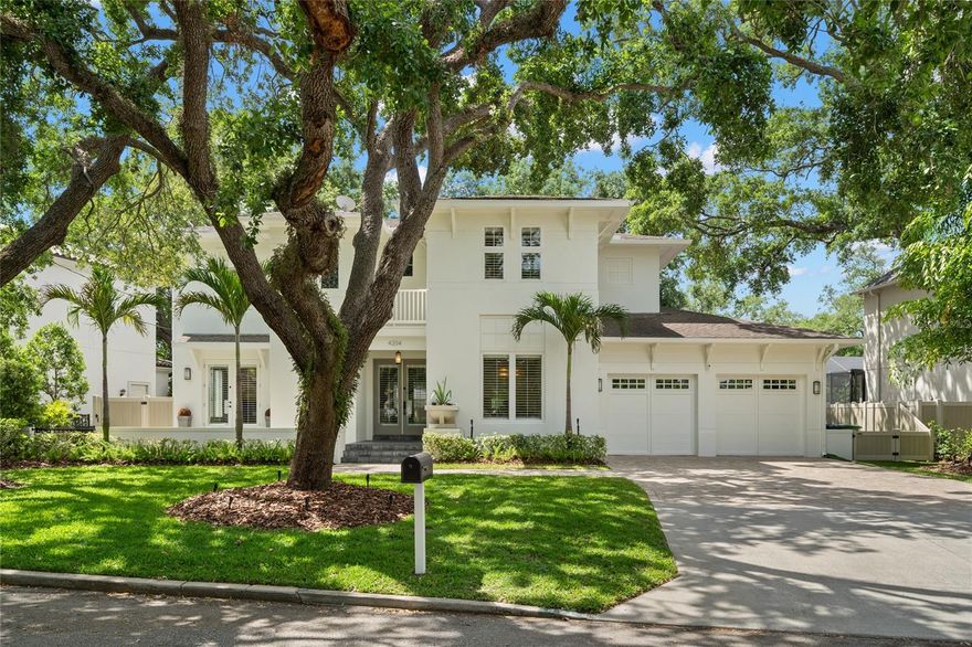 Welcome to a beautifully renovated Beach Park pool home boasting 4 bedrooms and 4.5 bathrooms plus an office. This freshly painted 2 story home did not experience any flooding from the previous storms. The foyer welcomes you into the home flanked by the office & formal dining room with a wet bar plus an adjacent sitting room overlooking the street. The eat-in chef's kitchen features an 11 foot island, 8 burner Wolf range, an oversized Sub Zero refrigerator, beverage fridge, Taj Mahal Quartzite Leathered countertops & loads of cabinet space. The dinette is a perfect breakfast nook or place for informal dining with views of the backyard and pool. The kitchen opens up to the great room with built-ins and French doors out the screened lanai & pool area equipped with a grill and refrigerator. A downstairs bedroom and full bath plus the laundry room and powder bath complete the first floor. Upstairs you will find 2 ensuite bedrooms and the oversized primary suite with a sitting area, private balcony, extremely large walk-in closet, double vanities, soaking tub & walk-in shower. Salt water heated pool and spa + turf backyard. 2 car garage. Additional features/upgrades in attachments. Minutes to Hyde Park, Soho, Downtown, TIA, International Mall, wonderful restaurants, shopping and the Gulf beaches.
