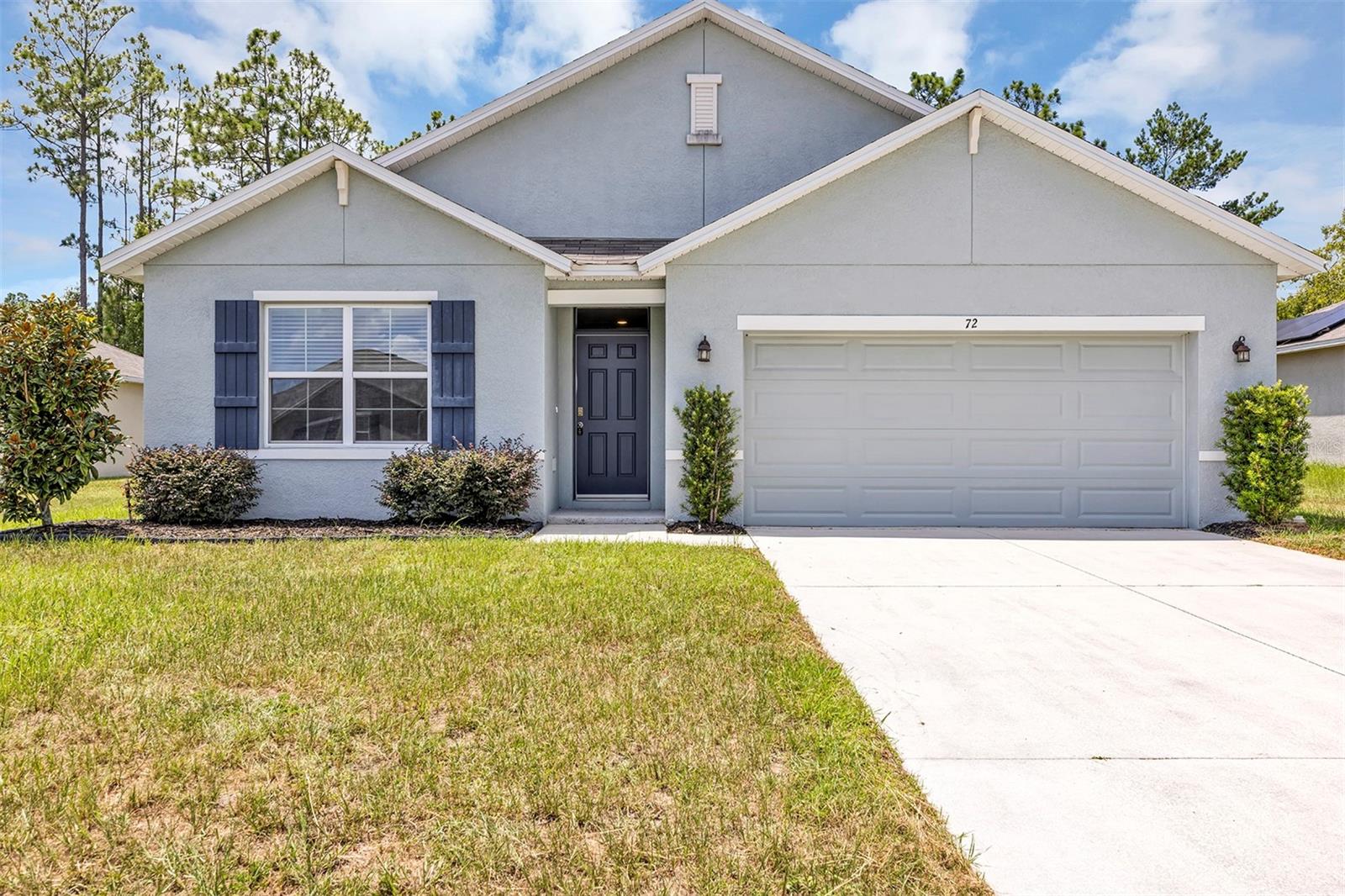 Experience the best of Florida living in this charming home, perfectly situated on the fairway of the Lake Diamond Golf Course. This exceptional residence offers a blend of modern design, comfort, and beautiful views, making it an ideal retreat for those seeking a tranquil and active lifestyle. Built in 2019, this Cali model home features 4 bedrooms, 2 bathrooms, and spans over 1800 square feet, all complemented by a two car garage.
The signature open-concept floor plan of the Cali model creates a bright and airy atmosphere, with a spacious living room, dining area, and a modern kitchen that flow together effortlessly, perfect for entertaining or simply enjoying daily life. The heart of the home is the kitchen featuring granite countertops, a large island, and large pantry. Retreat to the private master suite, complete with large walk-in closet and an en-suite bathroom with dual vanities.
Enjoy your morning coffee or evening cocktails on the covered lanai while taking in the picturesque and tranquil views of the fairway. This home offers a unique opportunity to live in a beautiful, modern residence in a highly sought-after community with a prime location on the golf course. Don't miss your chance to own a piece of paradise in Ocala.
Contact us today to schedule a private showing!