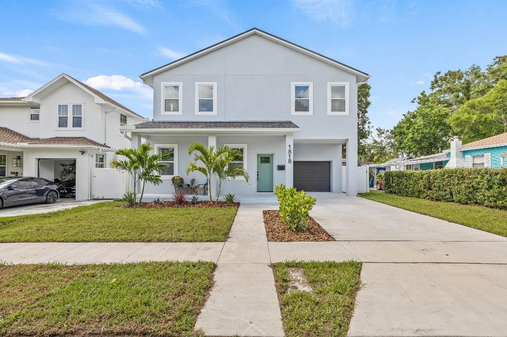 New Construction just completed August 2025!! This brand new home features 4 beds, 2.5 baths, and a single car garage. Step inside to find a spacious open concept layout, perfect for entertaining. The kitchen has a beautiful backsplash surround with quartz countertops... and an oversized island. Upstairs you will see both bathroom showers have elegant custom glass enclosures. The walk-in closet in the master is perfect for anyone with a few extra shoes or clothes. To top it off, all windows are impact for hurricanes and the home comes with a warranty. Your new home is just a phone call away!