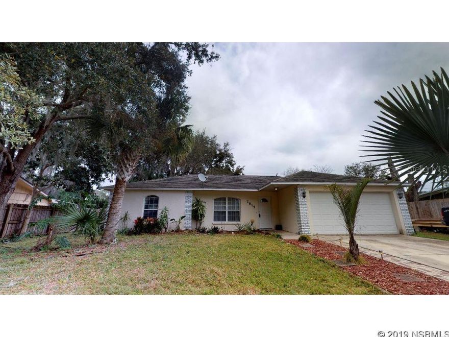 This 3 bedroom, 2 bathroom, concrete construction home offers a 2 car garage, open floor plan, and a fully fenced in back yard. The home has vaulted ceilings and a split plan, perfect for families or for accommodating guests. Hurricane shutters are included in the sale, as well as a  transferable termite bond. ;Water: City