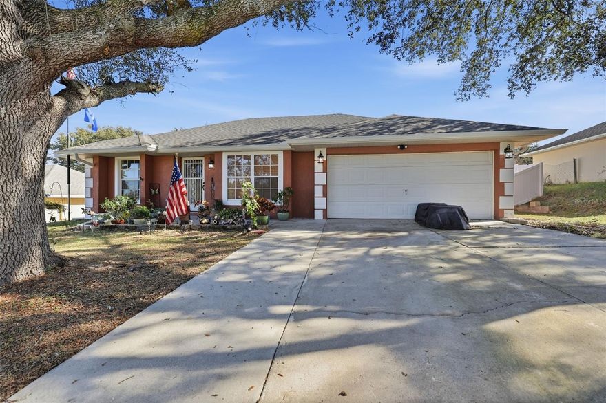Motivated seller! Great chance to own this 3/2/2 in Mascotte with no HOA. This property sits on .24 acre. It has been freshly painted on the inside in December 25. Brand new laminate flooring in the second and third bedrooms as the rest of the house has tile. This house has a large kitchen with plenty of room for cooking large meals. Owner states roof is 4 years old. Excellent Lake County location near Clermont and everything Orlando has to offer.