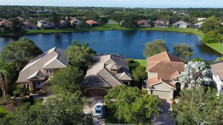 Rare opportunity to rent in the upscale, gated Bayou Club community! This beautiful one story pool home with panoramic lake view was designed for elegant and upscale living, and newly updated in 2023. The heart of this home is the stunning kitchen and oversized living room, overlooking your pool and the lake. Tall sliders leading out to the screened lanai make this Florida living at its finest! Spacious and open floorplan: 3 bedrooms/2 baths plus versatile front room that adapts to your personal needs, use it as study, den, home office or formal living room. Many designer details like the 17-foot grand rotunda entrance. This home is available for an annual, unfurnished rental, lawn and pool care are included. Enjoy this polished and maintenance-free lifestyle in a gated golf and country club community with 24-hour security. Golf or social memberships are available separately. Pet-friendly for (1) pet up to 20 lbs, sorry, no exceptions.
