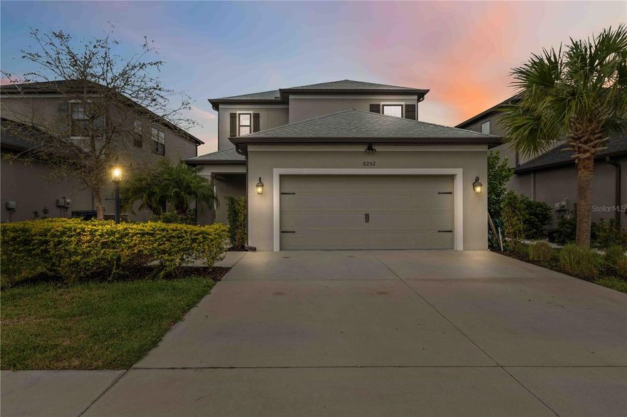 Make a wish — it already came true. 8252 Shooting Star is a move-in ready pool home in Skye Ranch with no wait, no upgrade surprises, and no construction dust. Just pack your bags.
The open floor plan flows naturally between living, dining, and kitchen with plenty of natural light throughout. The primary suite features a private en-suite bath, and the upstairs loft adds flexible bonus space — home office, playroom, or media room, your call.
Out back, a screened lanai and private pool make year-round outdoor living easy and low maintenance.
The Skye Ranch K-8 school sits within the community — walk or bike from your front door. You're also minutes from I-75, Sarasota's Gulf beaches, top dining, and shopping.
Move-in ready. Private pool. Community K-8 school. Schedule your showing today.