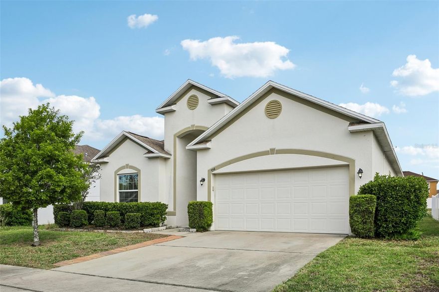 Short Sale. Opportunity meets value in the Liberty Square community of Haines City in this spacious 4-bedroom home, priced to sell with a motivated owner!  A major update is already taken care of for you – the BRAND NEW ROOF (2025) complete with a 25-year warranty, giving peace of mind for years to come. Step inside to a thoughtfully designed layout that blends space, function, and flexibility. The OPEN CONCEPT living, dining, and kitchen areas create a seamless flow that works perfectly for daily living with family and entertaining friends. The kitchen is the heart of the home, featuring rich cabinetry, GRANITE COUNTERTOPS, a large ISLAND with breakfast bar seating, BUILT-IN OVEN and microwave, and a generous pantry for storage. Whether you are hosting or just enjoying a quiet night in, this space delivers! The 3-WAY SPLIT FLOOR PLAN offers privacy and versatility, making it ideal for multi-generational living or those needing a dedicated home office – and your PRIMARY SUITE is tucked away at the back of the home, complete with private access to the SCREENED LANAI, a well-appointed en-suite bath, and a WALK-IN CLOSET. Secondary bedrooms are positioned at the front of the home with easy access to a second full bath. Enjoy Florida living year-round on the large screened lanai overlooking a partially fenced backyard – already started and easy to complete for added privacy or pets. The LOW HOA adds to the appeal, keeping ownership affordable. Located with convenient access to US-17, you are just minutes from everyday essentials like shopping, dining, and parks, while still enjoying a quiet neighborhood setting in Liberty Square. Whether you are a first-time buyer or looking for a smart investment, this home checks all the boxes with space, updates, and value. Call today to schedule a tour!