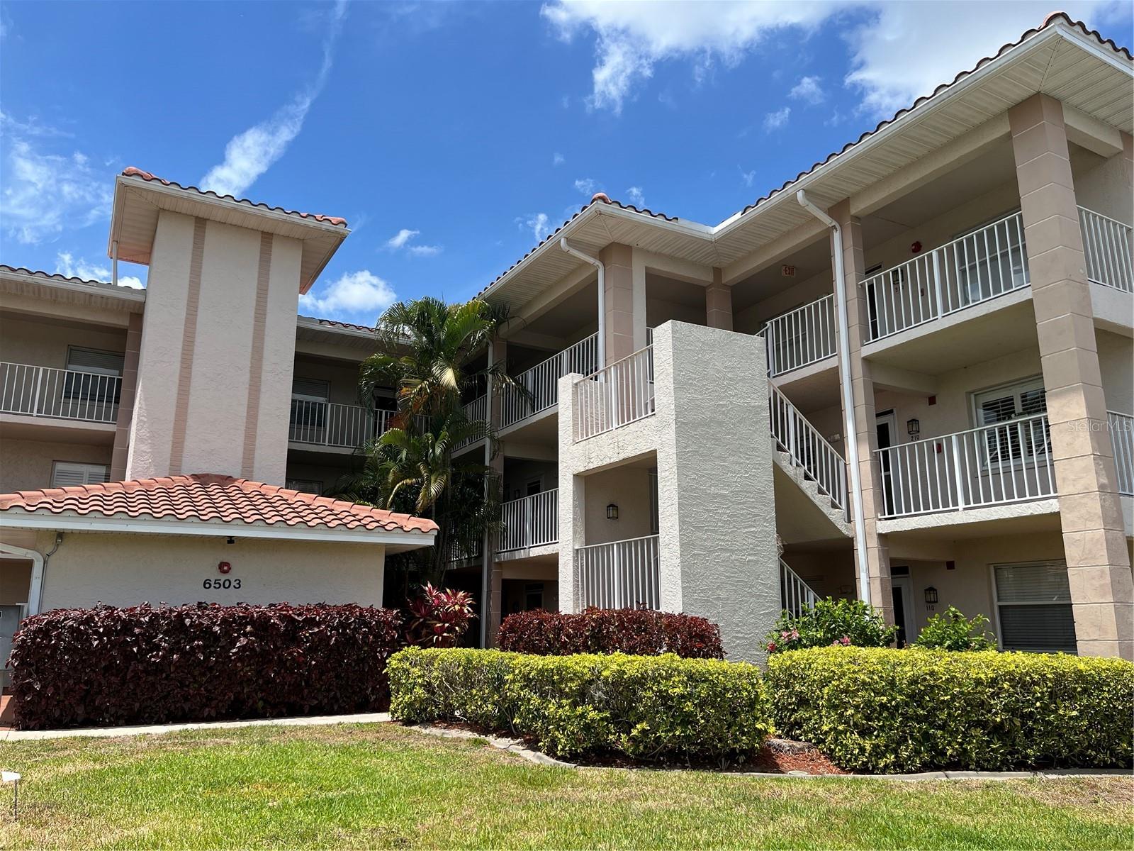 Tastefully decorated and being sold furnished, this meticulously maintained 2 bedroom, 2 bath condo is ready to be called yours. Updated primary bedroom ensuite, kitchen and baths. 1st floor end unit has expansive golf course views of the 2nd green and third tee box from your screen enclosed lanai while enjoying the Florida sunsets and wildlife. Maintenance free living at its best for a quarterly fee of $1404. Tile flooring throughout other than luxury vinyl flooring in the bedrooms. Just steps away from the community pool with a hot tub and tennis/pickle ball courts. A Class "A"equity golf membership to Tara Golf & C.C. is conveyed with this property with an abundance of amenities including the championship 18 hole golf course, exercise facility with state of the art equipment, Har-Tru tennis courts, sauna, hot tub, pickle ball, bocce ball, Clubhouse with fine dining and grill room, driving range, putting green, pro-shop and a very active social membership. Monthly fee of $586 for golf membership which includes green fees and food minimum at the Clubhouse. A One-Time Capital contribution of $5000 payable at closing. Annual fee of $1094 which includes Comcast Cable TV with HBO, ESPN, music and expansive channels, also high-speed internet. Centrally located with easy access to I-75, shopping, dining, short drive to Sarasota/Bradenton International Airport, Ringling Museum, University Towne Center shopping and some of the most beautiful beaches Southwestern Florida, including Siesta Key Beach which has been named #1 many times. Come enjoy the Florida Country Club living at Tara Golf & C.C. You can buy a home anywhere but you can't buy a lifestyle.