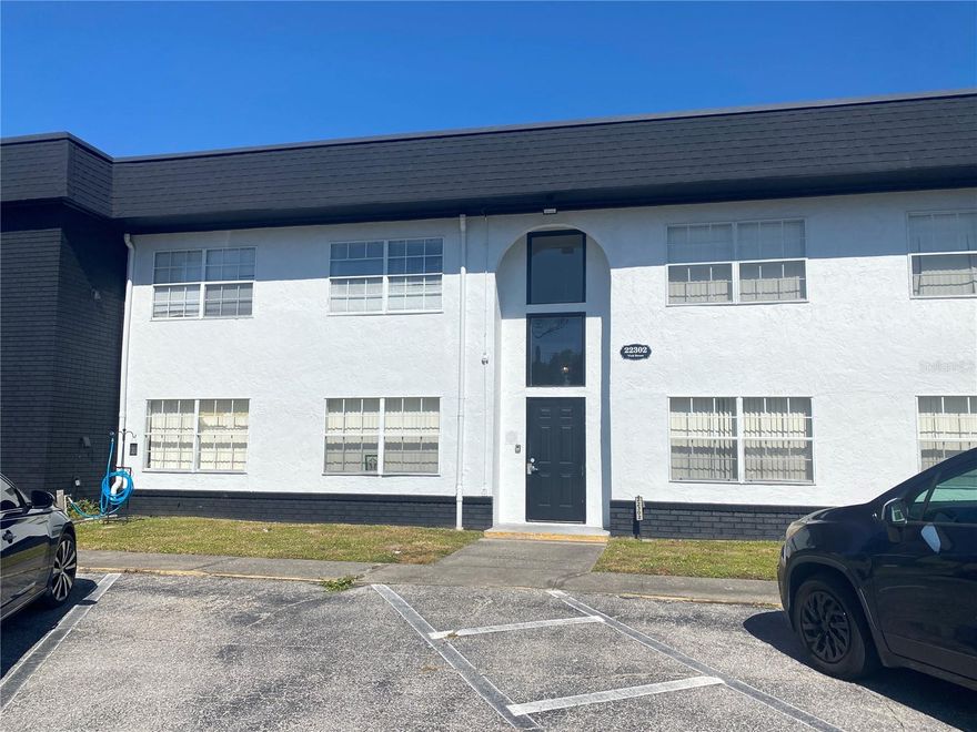 Discover comfort and convenience in this delightful studio/efficiency unit—perfect for easy Florida living. Step inside to find a cozy galley kitchen with a breakfast bar, ideal for preparing and enjoying your favorite meals. The unit features a full bathroom with a relaxing tub and shower, providing all the essentials for comfortable living.

Unwind on your screened lanai, just steps from the sparkling community pool—an inviting retreat on warm, sunny days! Water is included for your convenience.