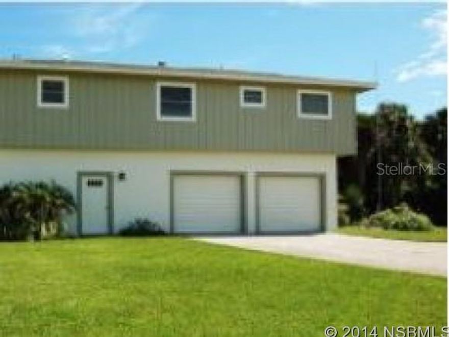 SOUTHBEACHSIDE HOME, WALKING DISTANCE TO THE BEACH 4 BEDROOMS 2.5 BATHS FEATURING LARGE ROOMS, A SPACIOUS 2 CAR GARAGE AND TWO PORCHES SOLID 10' BLOCK WALL. FIRST FLOOR CONSTRUCTIONS FULLY FURNISHED WITH NEW CARPET AND PAINT, NEW HURRICANE IMPACT WINDOWS, NEW WATER HEATER, NEW STUCCO, NEW SOD & LANDSCAPING, IRRIGATION, FIREPLACE, COUNTY WATER AND SEPTIC. LARGE UNDER ROOF PORCH ONLY 600'FROM BEACH W/PUBLIC WALKWAY TO NO DIRVE AREA AND ONLY 5 MINUTES TO RESTAURANTS AND SHOPPING. ;Water: City