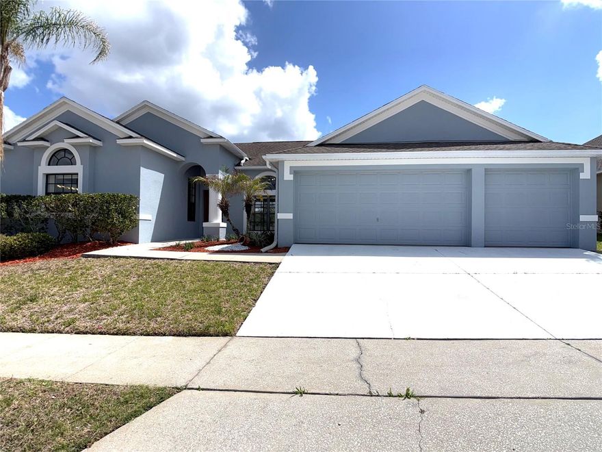 Move-in ready and pet-friendly, with fresh interior and exterior paint (including the pool deck) and pool care included, this beautifully updated 4-bedroom, 4-bath single-family pool home is located in the desirable Legacy Park community in the Four Corners area.
The home offers an open and inviting layout with newer vinyl plank flooring in the main living areas and elegant architectural details throughout. The kitchen features freshly painted crisp white cabinets, new quartz countertops, newer stainless-steel appliances, a super-sized island, and a breakfast nook—highlighting the many upgrades throughout the home. Double doors lead to a versatile den, perfect for a home office or game room.
The luxurious primary suite showcases an extended dual-sink vanity with a makeup station, a walk-in shower, and a relaxing soaking tub. Additional bedrooms are generously sized, offering comfort and flexibility.
A large laundry room includes built-in storage and a utility sink, with a washer and dryer provided for convenience use.
Enjoy outdoor living with a covered, screen-enclosed in-ground pool and a freshly painted pool deck. The pool area offers three access points from inside the home and provides ample space for outdoor dining and entertaining. The property also features a three-car garage, offering plenty of parking and storage.
Ideally located just 15 minutes from Disney, with easy access to shopping, dining, and major attractions. Please note, the pool heater does not convey, and the property is under video surveillance.
Schedule your showing today—this home is a must-see!