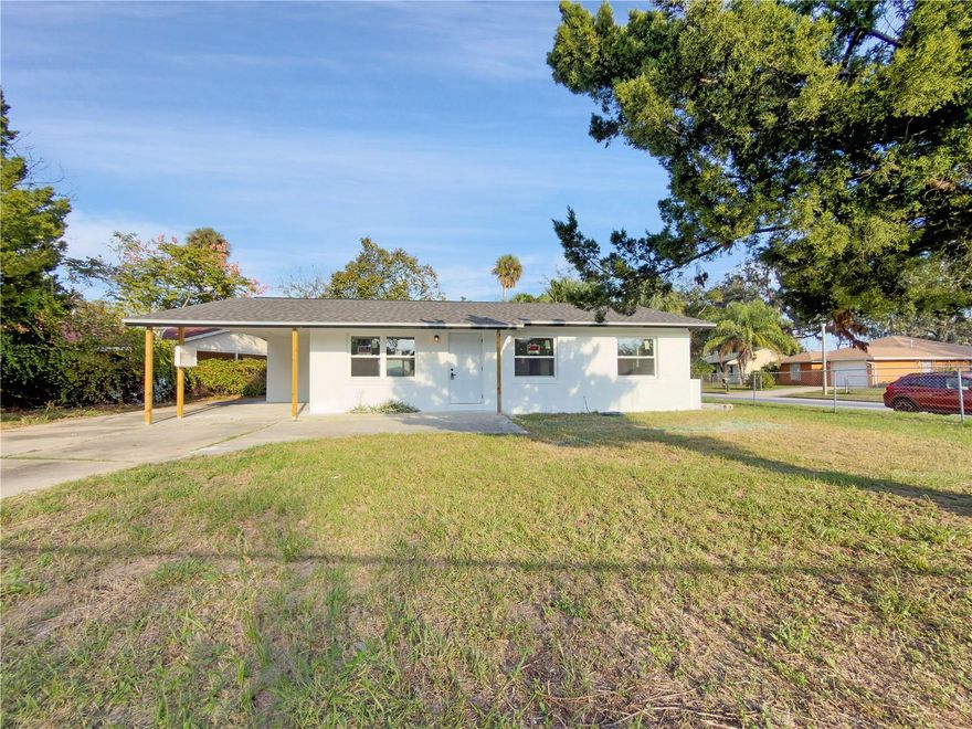 One or more photo(s) has been virtually staged. Welcome to 941 Kathy St, Daytona—a beautifully renovated property offering modern upgrades, a spacious corner lot, and an unbeatable location just minutes from everything Daytona Beach has to offer. This home features brand-new windows, roof, flooring, interior and exterior paint, and a new A/C system, giving you peace of mind for years to come. The layout provides comfortable living spaces with plenty of natural light, plus a large yard and storage shed ideal for tools, hobbies, or extra storage. Located in a quiet residential area with excellent access to major points of interest—just a short drive to Daytona Beach, world-class golf courses, shopping, dining, and entertainment.