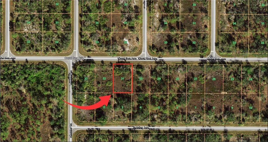 Great lot in the city of Port Charlotte FL. This is a fast growing city with a lot of potential. Get ready to build your dream home!