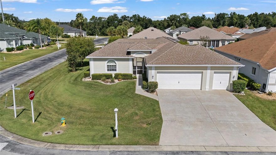Welcome to the beautiful lifestyle community of Ocala Palms! This beautifully updated residence has been freshly painted, offering modern comfort and timeless Florida charm. Enjoy all-new luxury vinyl plank flooring throughout the main living areas, cozy carpet in the bedrooms, and brand-new stainless steel kitchen appliances. This rarely available floor plan showcases a stunning courtyard design centered around a sparkling pool — the ultimate private oasis for entertaining and relaxing alike. The spacious open layout features a private master suite, a versatile flex room, a separate mother-in-law quarters, and three full bathrooms. Each bedroom offers direct access to the screened-in pool, surrounded by an enclosed birdcage for year-round enjoyment. Perfectly located near shopping, dining, medical facilities, and just minutes from the World Equestrian Center and vibrant Downtown Ocala. Schedule your private tour today!
