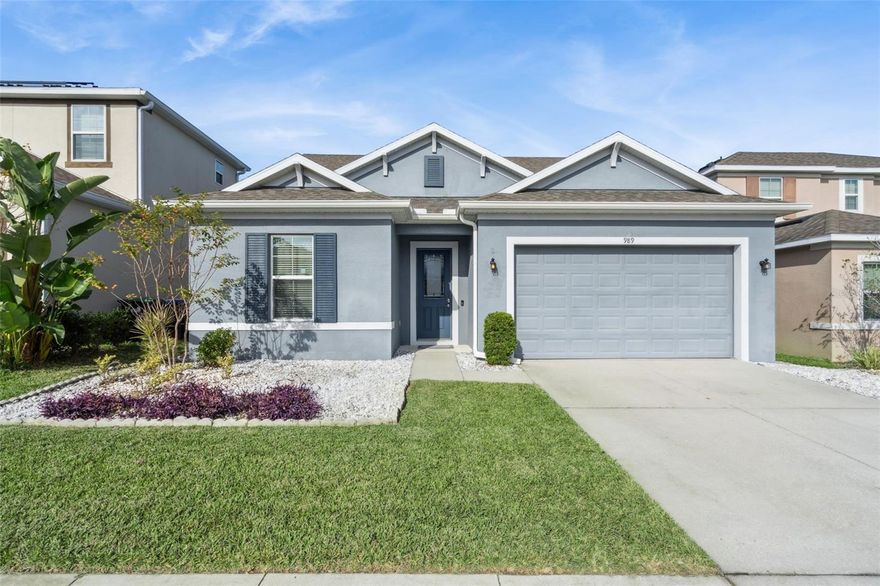 One or more photo(s) has been virtually staged. Beautiful original-owner 2017 home offering a flexible 4-bed/3-bath layout with a private upstairs bonus suite, ideal for guests or extended family. The seller selected every lighting upgrade, accent alcove, and design detail, creating a warm, modern feel throughout. The open living/dining/kitchen features an oversized island, premium finishes, and an extended coffee bar with added cabinets and counter space. Newer systems throughout, including an updated 2025 refrigerator. Located in a quiet community with a small-town feel yet minutes to Orlando, theme parks, and major highways (429, 414, Turnpike, I-4). A rare turnkey home in a highly connected Apopka location. Schedule your showing today.