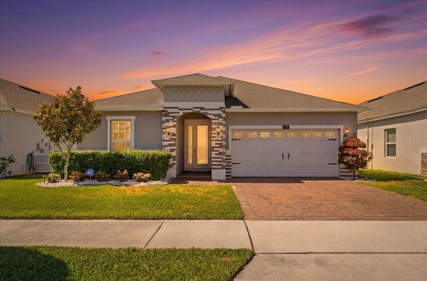 Welcome to this beautiful, like-new 4-bedroom, 2-bathroom single-family home offering the perfect blend of comfort, style, and modern upgrades. Conveniently located just minutes from I-4, this move-in-ready home provides easy access to shopping, dining, entertainment, and commuting routes while still offering a peaceful and welcoming atmosphere. Step inside to discover a bright open-concept floor plan designed for both everyday living and entertaining. The stunning kitchen is truly the heart of the home, featuring elegant cabinetry with crown molding, stainless steel appliances, a large granite center island with breakfast bar seating, and plenty of counter and storage space. The kitchen flows seamlessly into the spacious living and dining areas, creating an inviting space for gatherings with family and friends.
Sliding glass doors lead to a fully enclosed patio with brand-new vinyl flooring, overlooking a gorgeous sparkling in-ground pool — your own private backyard retreat. Whether you're enjoying a quiet morning coffee, hosting weekend barbecues, or relaxing poolside, this outdoor space is designed for year-round enjoyment. The pool is heated with a propane-powered system and enhanced by fully paid-off solar panels for added efficiency and savings. The spacious primary suite is privately located at the rear of the home, offering comfort and tranquility, along with a beautiful walk-in closet and plenty of natural light. The additional bedrooms are generously sized and ideal for family, guests, or a home office setup. This home is packed with valuable upgrades and features, including:
• Fully paid-off solar panels
• Propane tank for pool heater
• Water softener system with regeneration feature
• Oasis drinking water filtration system at the kitchen sink
• Generator connection already installed
• Fresh interior paint throughout
• New ceiling fans throughout the home
• New toilets and faucets
• New roll-down shades
• ADT security system for added peace of mind
• Washer and dryer included
• Furniture negotiable
Every detail of this home has been thoughtfully maintained, making it truly move-in ready. Cozy, welcoming, and filled with modern conveniences, this exceptional property offers everything needed to enjoy Florida living at its finest. Don’t miss your opportunity to own this beautifully upgraded home with incredible indoor and outdoor living spaces!
