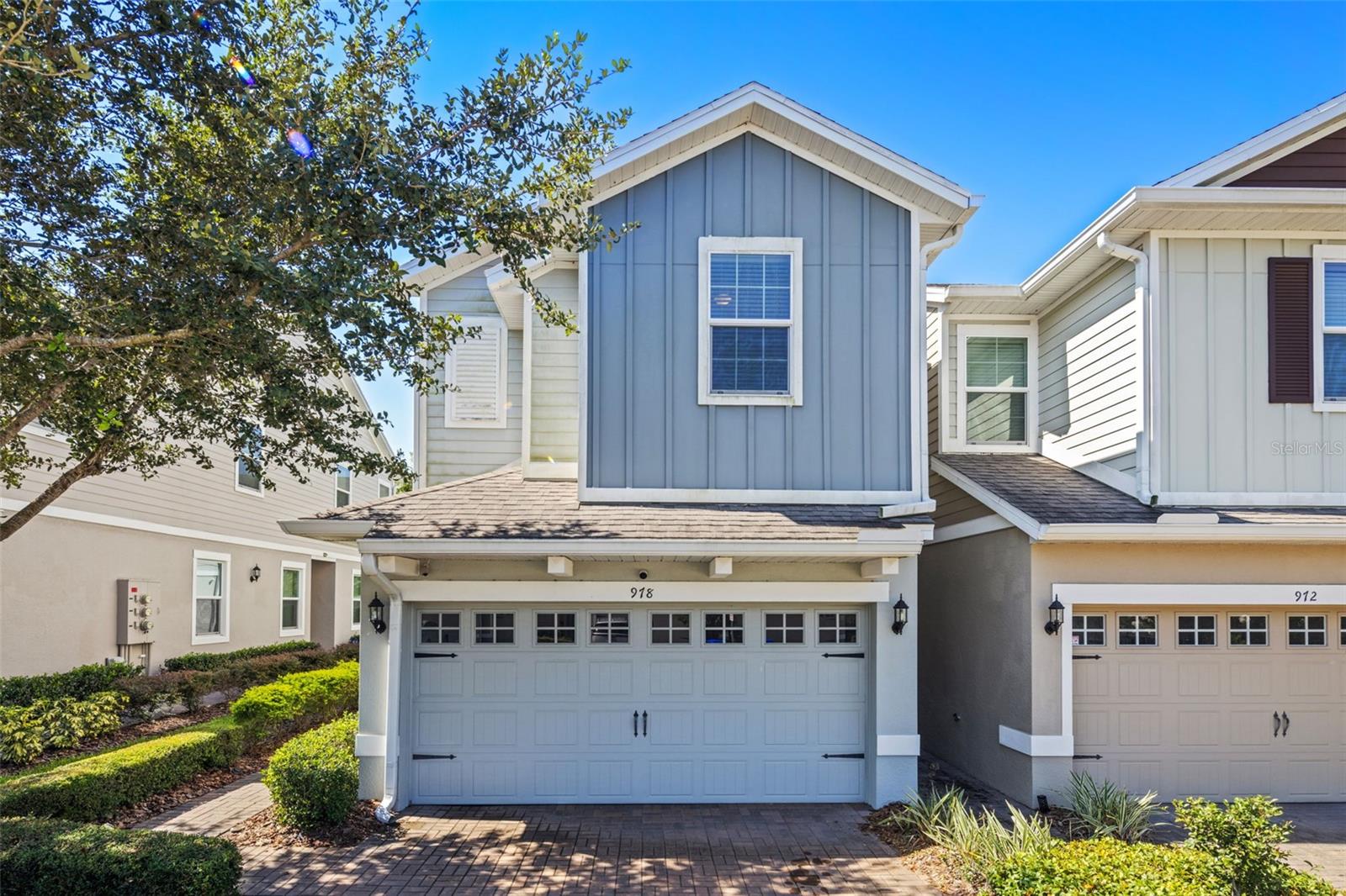 One or more photo(s) has been virtually staged. Welcome to your dream home in the Ambergate neighborhood in Apopka, Florida. This beautifully maintained end-unit townhouse offers the privacy of having only one side neighbor and the spaciousness of a single-family home, with the added convenience of low-maintenance living. Built in 2019, this modern residence features 3 bedrooms, 2.5 bathrooms, and a total of 1,703 square feet of thoughtfully designed living space, along with a spacious two-car garage.
As you step inside, you're greeted by a bright and airy main floor featuring a spacious living room that flows effortlessly into the heart of the home—a stunning kitchen designed with a large center island, perfect for casual dining and entertaining. The sleek shaker-style cabinets add a timeless touch, and the layout provides ample space for cooking and gathering. A conveniently located half bathroom on the main floor is ideal for guests and everyday use.
Upstairs, you’ll find three generously sized bedrooms, two full bathrooms, and a versatile loft area that can be used as a second living space, home office, or playroom. The primary suite is a true retreat, highlighted by an elegant tray ceiling, a massive walk-in closet, and a luxurious ensuite bathroom featuring dual sinks and a large walk-in shower. The upstairs laundry closet adds convenience right where you need it most, making laundry day a breeze.
Located just 35 minutes from the magic of Disney and with easy access to the 429, commuting to Orlando and surrounding areas is simple and efficient. Whether you're enjoying quiet evenings at home or heading out for an adventure, this 1,703-square-foot townhouse offers the perfect balance of comfort, style, and location. Don’t miss the opportunity to make this beautiful Ambergate home your own.