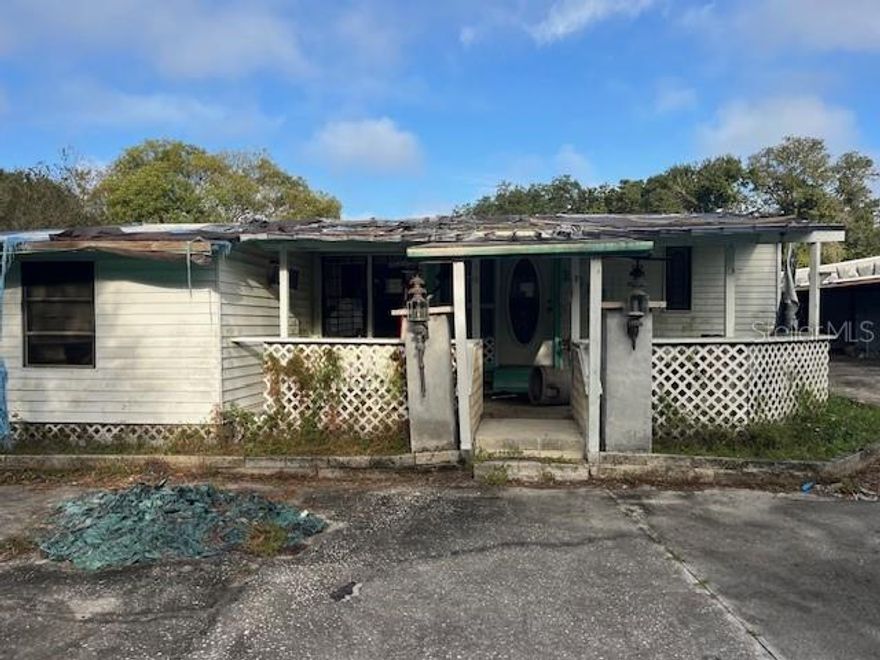 This property is being sold for land value only. There’s an existing manufactured home on site that is no longer habitable, and the lot will need debris removal. It’s a great opportunity for a fresh start or a new build in this location.