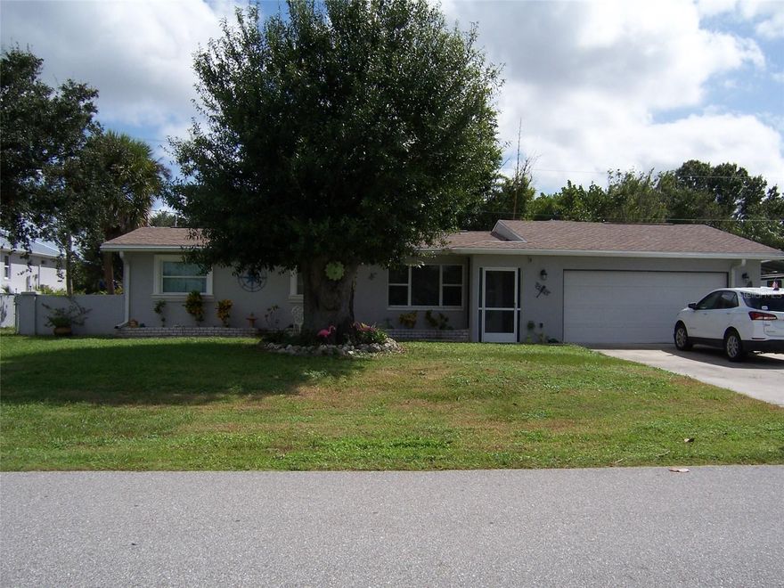 Home is 1935ft Under Air, 2692ft Total, on 2 Lots w/ Frontage on 2 Roads, almost a half acre, Stucco Wall area in Backyard w/ Gates for pets/privacy, 12x16 Shed, 6x10 Tool Shed, with 6x8 Carport for lawn tractor, Large Shaded Nursery Area with Plants, New Roof 2023, New Water Heater 2024, New Exterior Paint 2025, Overhead Water Piping 2022, AC is 9 yrs old and has been serviced every year, Ductwork is 4 yrs old, plus many other upgrades....House is not perfect, to be honest it could use new tile, does have modern 16" tiles throughout but some are cracked, bathrooms & kitchen were remodeled about 15 yrs ago, so a little outdated but not bad. House is well built and has been thru several MAJOR Hurricanes with zero structural damage!......We have a recent passed inspection of Septic System and a recent passed 4 point inspection.
Harbour Heights is a golf cart community, it is EXTREMELY safe and VERY friendly, there's a great park a short distance away with 2 boat ramps, fishing piers, pickleball, shuffleboard, playground, pavilion & more. There is also a nice church, a convenience store, a quaint little bar and an auto repair shop, but that's about it, pretty quiet neighborhood!! They have golf cart parades, a civic association and a yacht club, but not much riff raff, community is pretty tight knit but very easy to join in, all the neighbors are friendly, easy going and welcoming!!